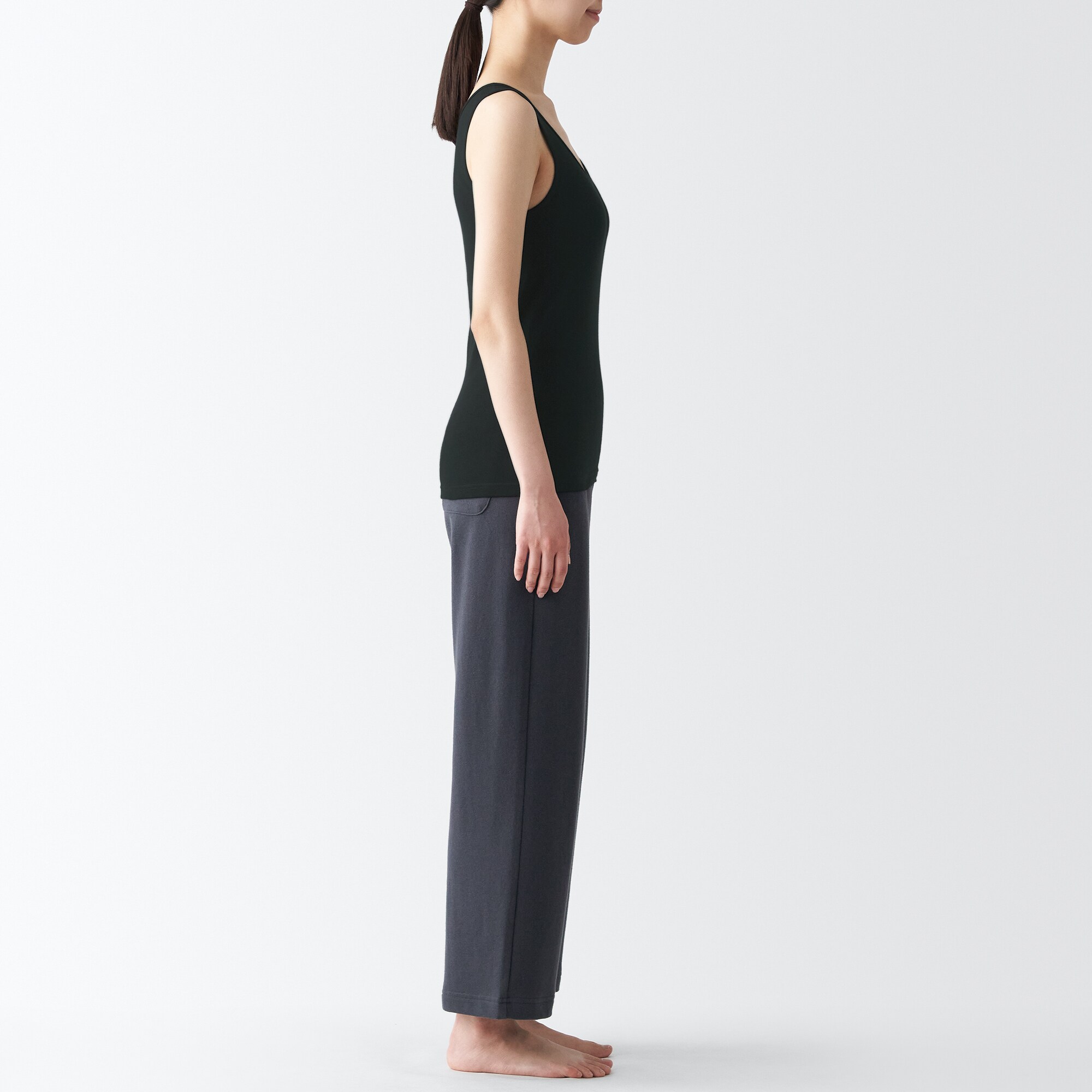 フライス編みタンクトップ