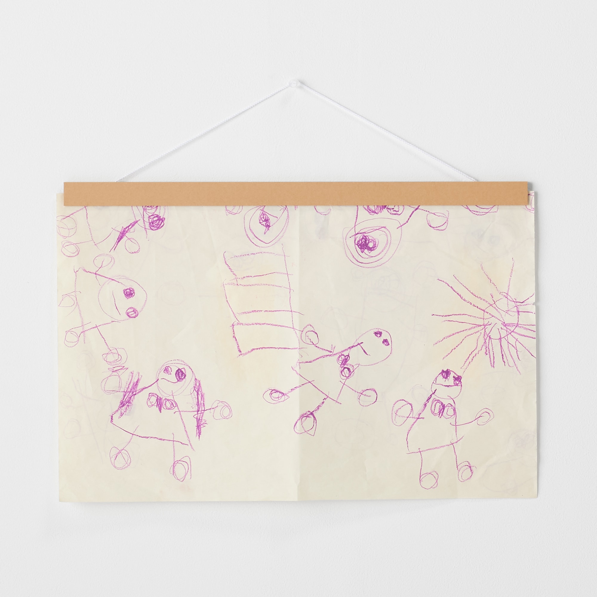 おえかきマグネットハンガー　約幅２×長さ４５ｃｍ