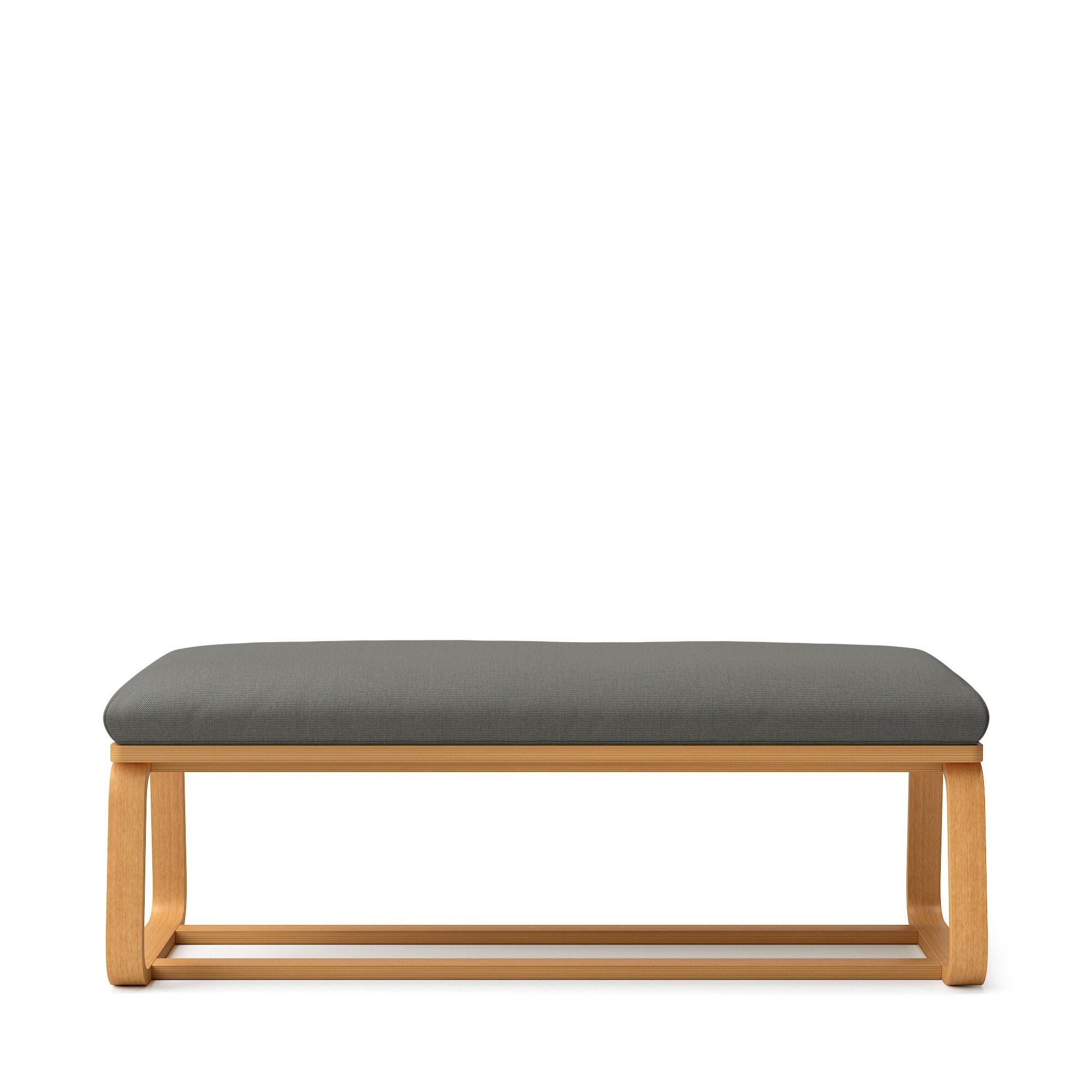 【カバー】リビングでもダイニングでもつかえる　綿麻バスケット織　ベンチ・１用カバー