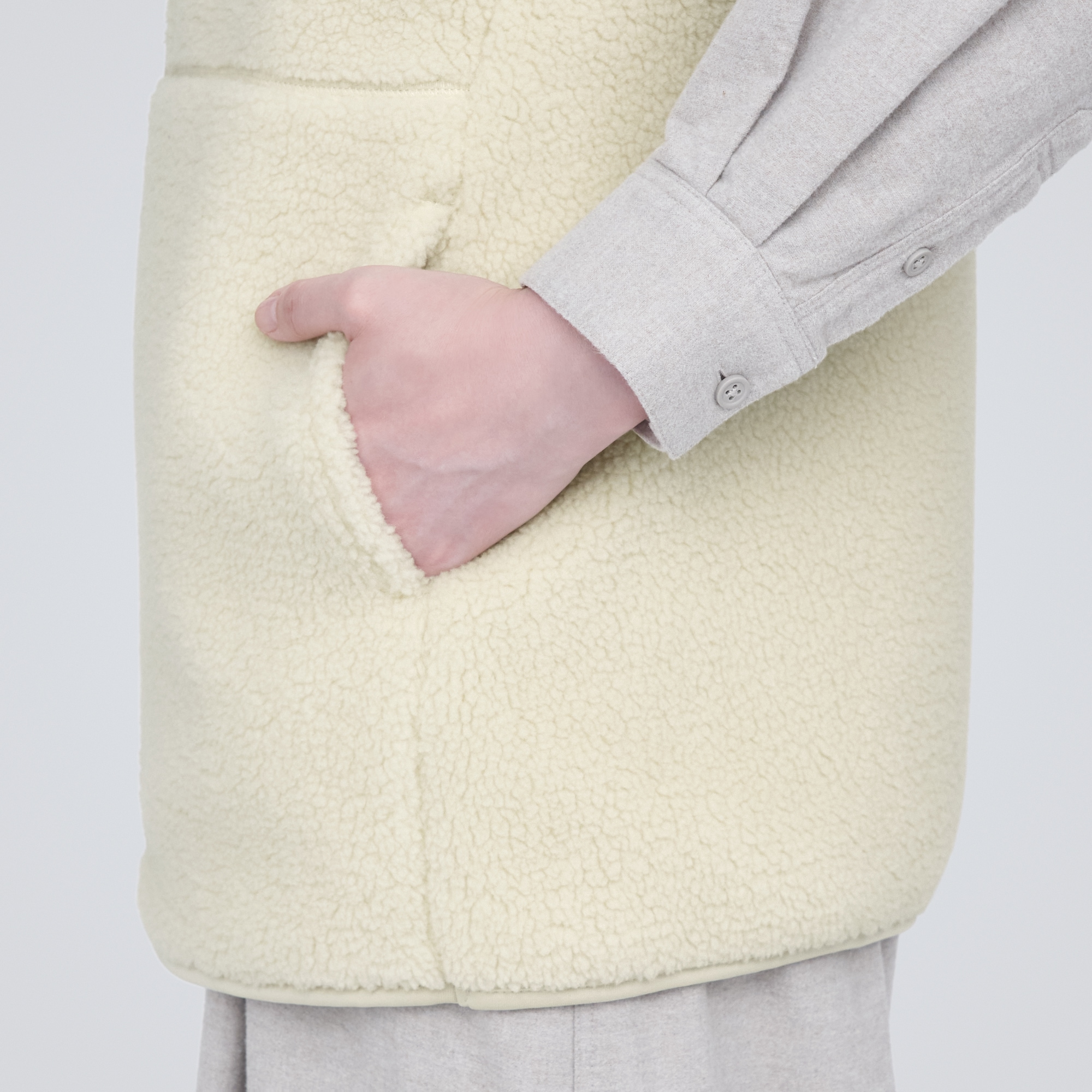 ボアフリースベスト