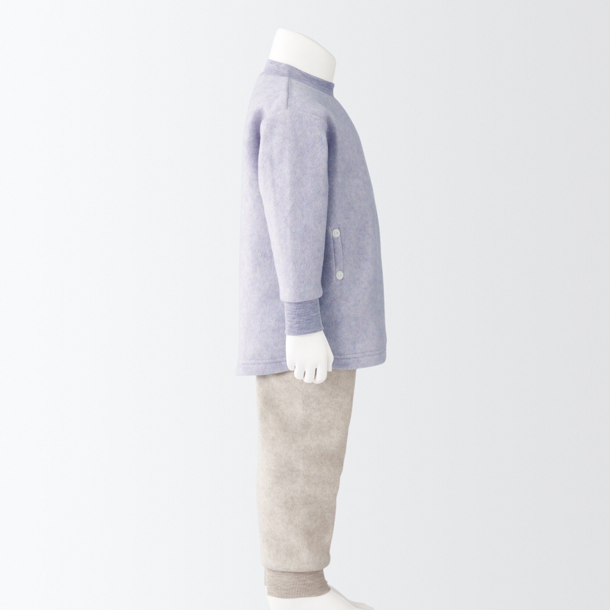 なめらかフリース　ルームウエアセット（ベビー）