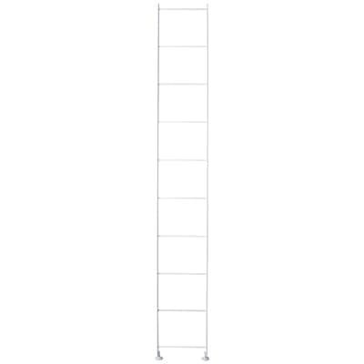 スチールユニットシェルフ・奥行２５ｃｍタイプ・追加用帆立・大・グレー