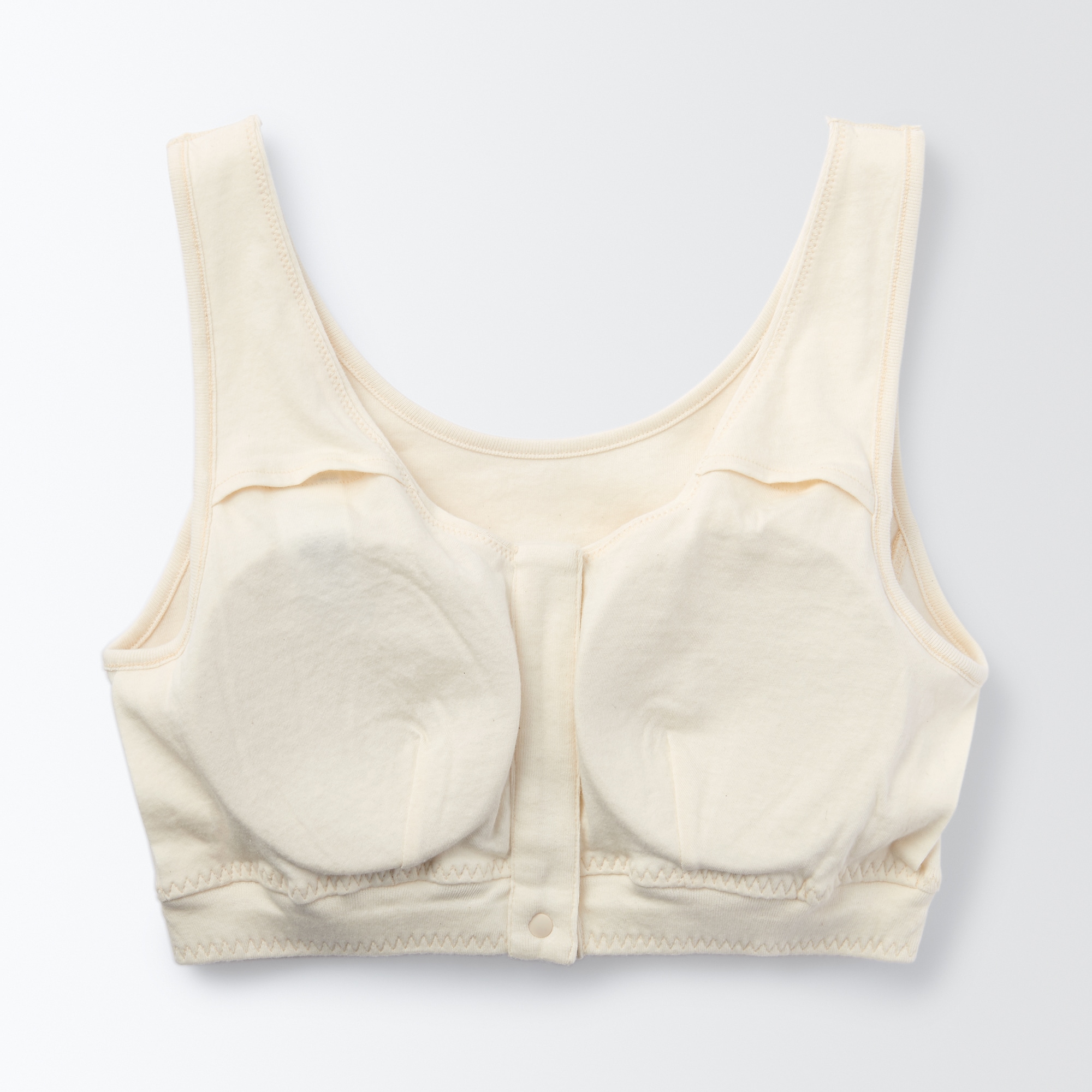 無染色前開きブラジャー