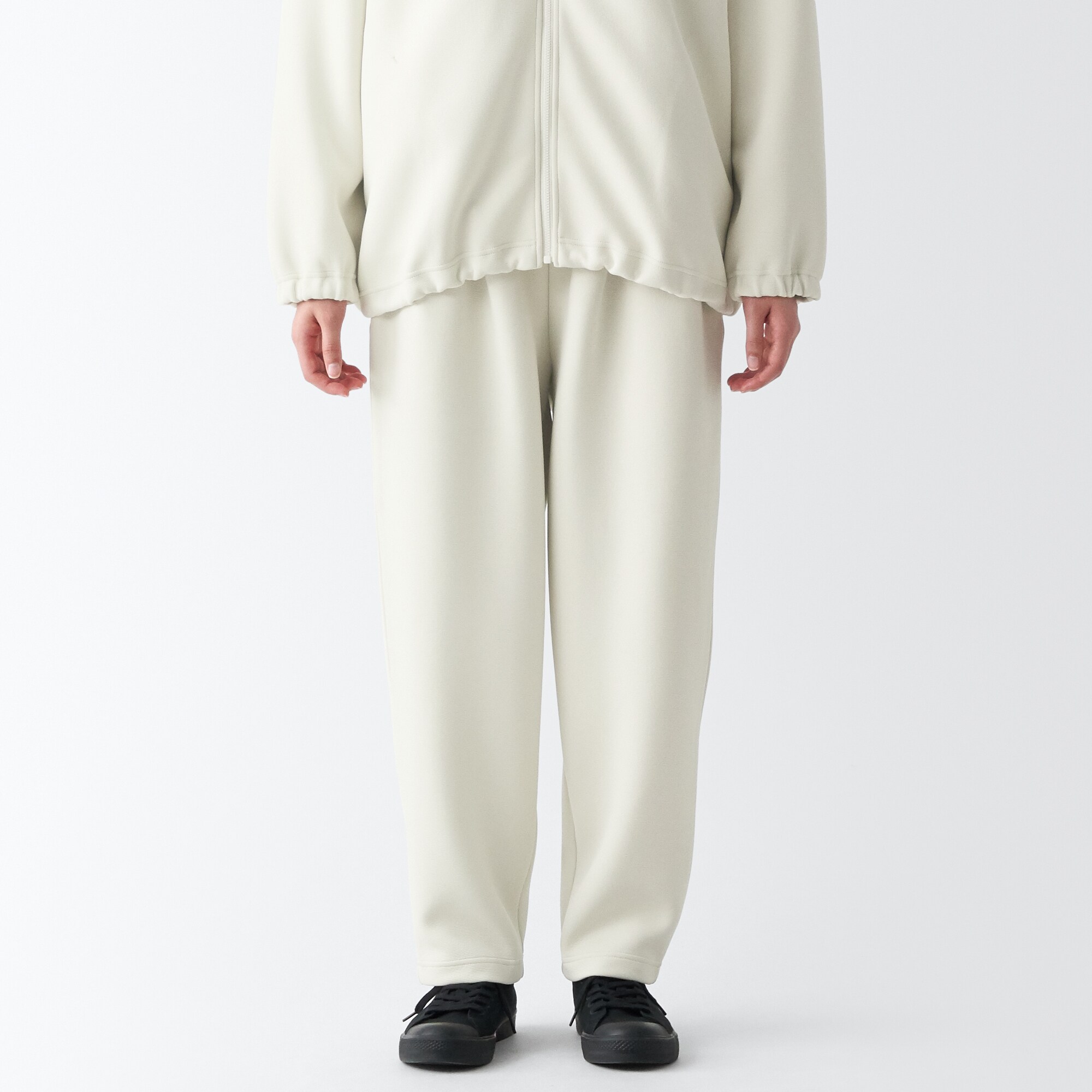 二重編みスウェットパンツ