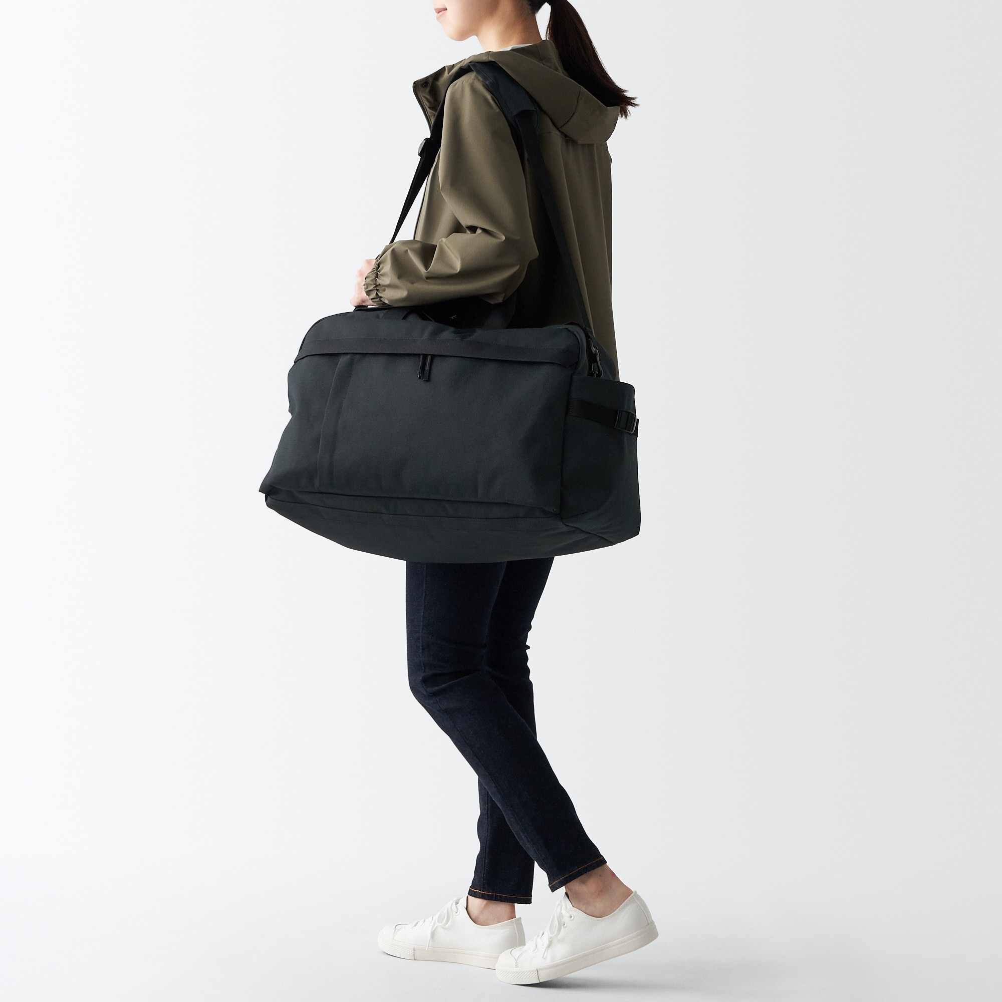 撥水ボストンバッグ