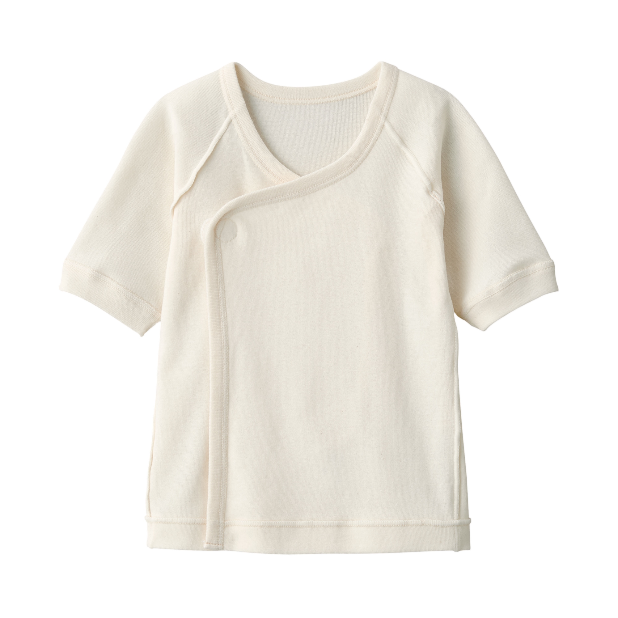 無染色フライス編み短肌着