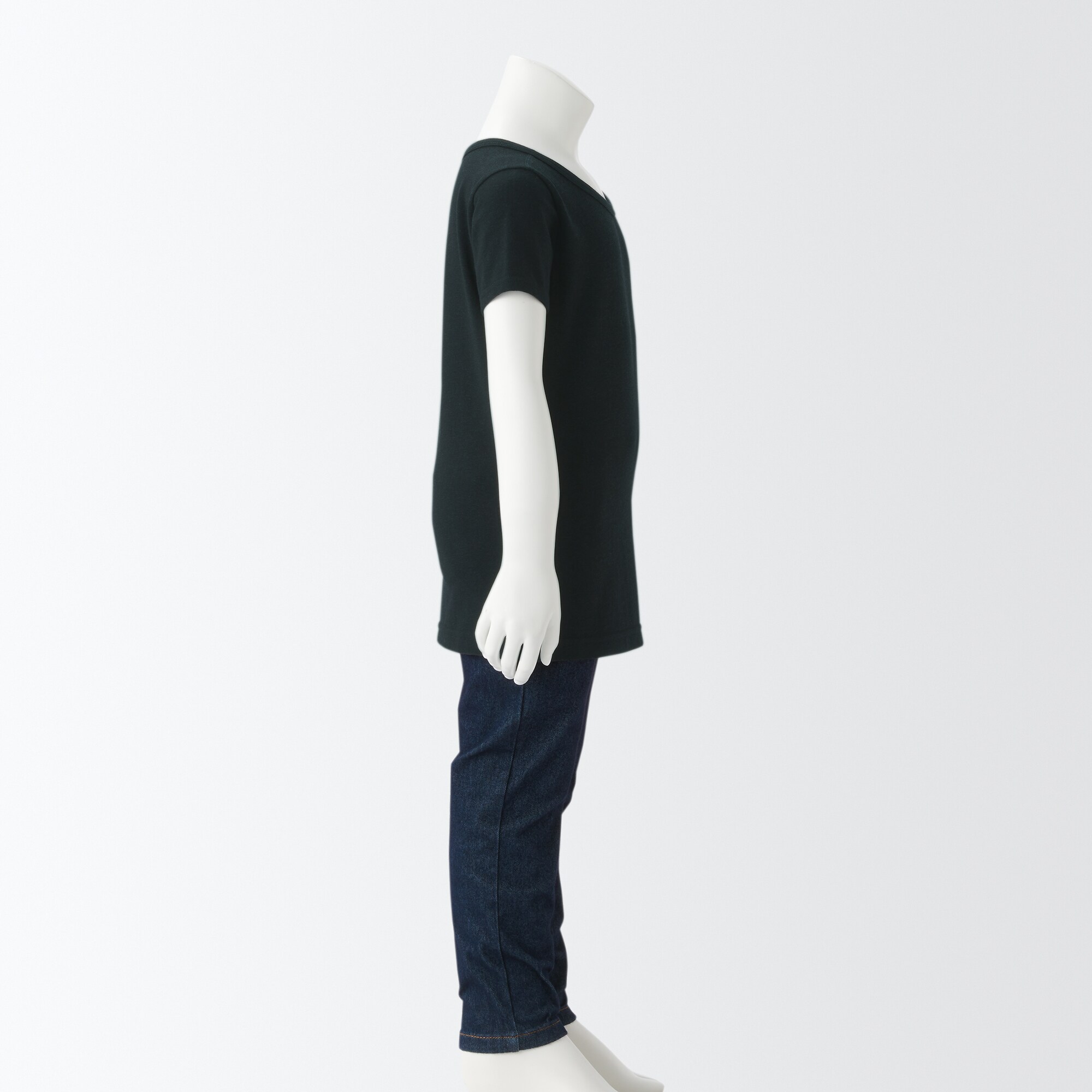 あったか綿　クルーネック半袖Ｔシャツ（キッズ）