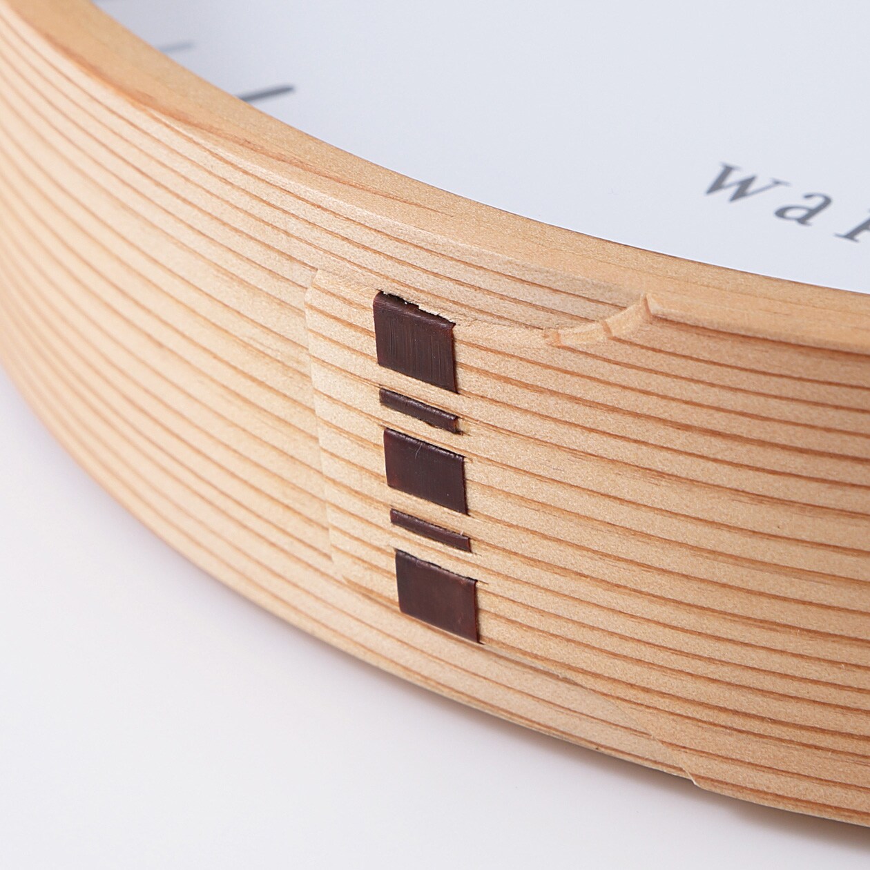 曲げわっぱの時計　Wa CLOCK