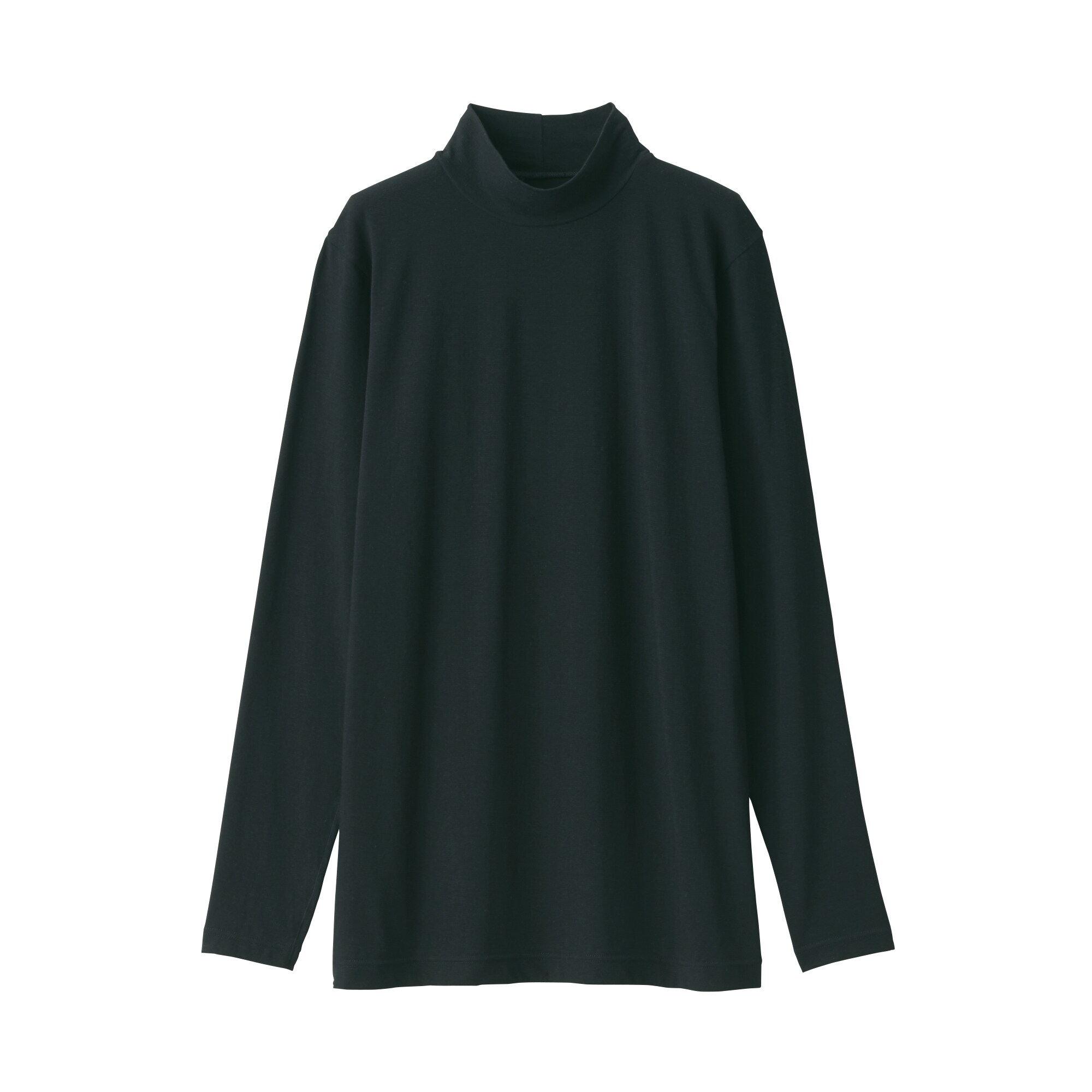 あったか綿　ハイネック長袖Ｔシャツ