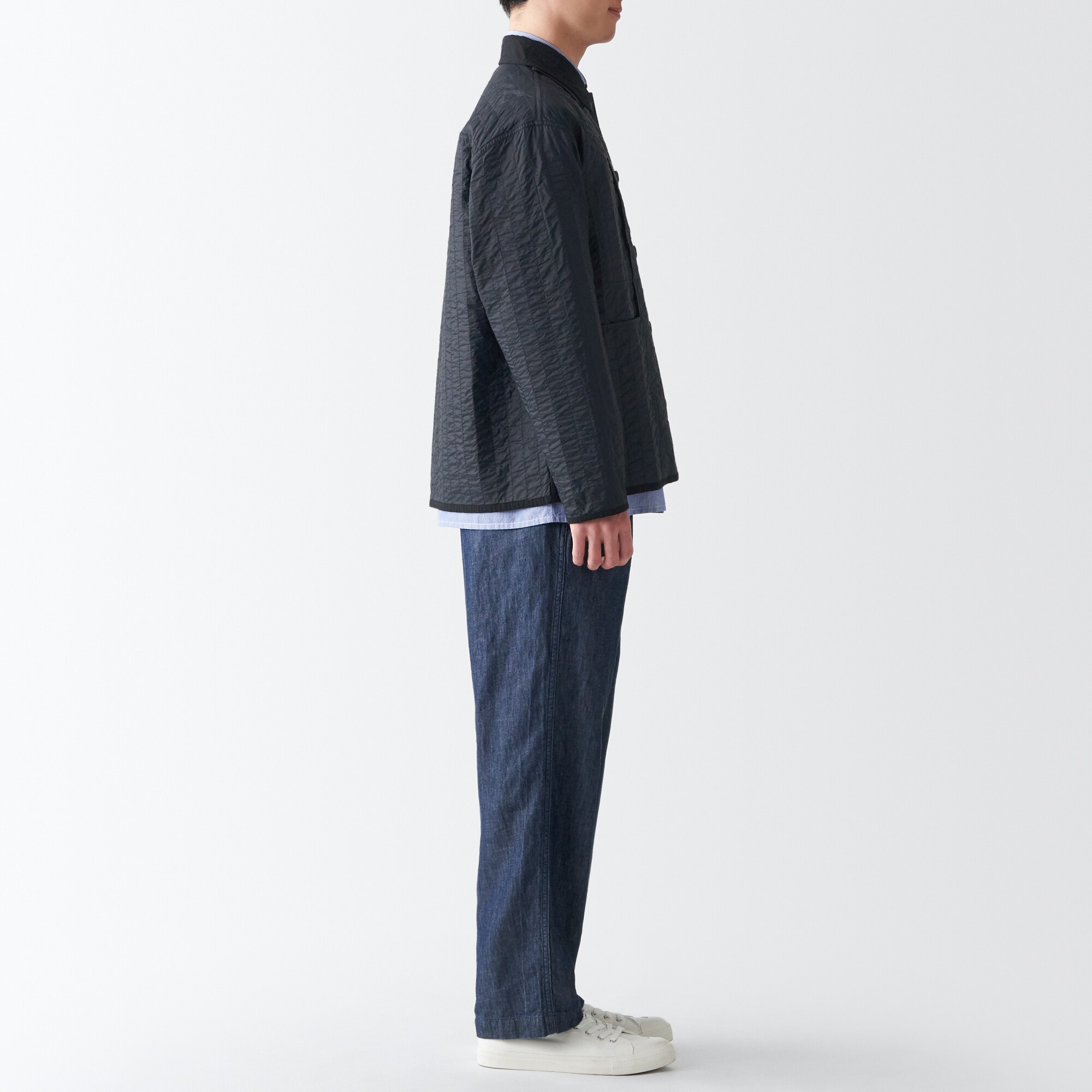 リバーシブルキルトジャケット（紳士）