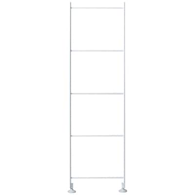 スチールユニットシェルフ・奥行２５ｃｍタイプ・追加用帆立・小・グレー