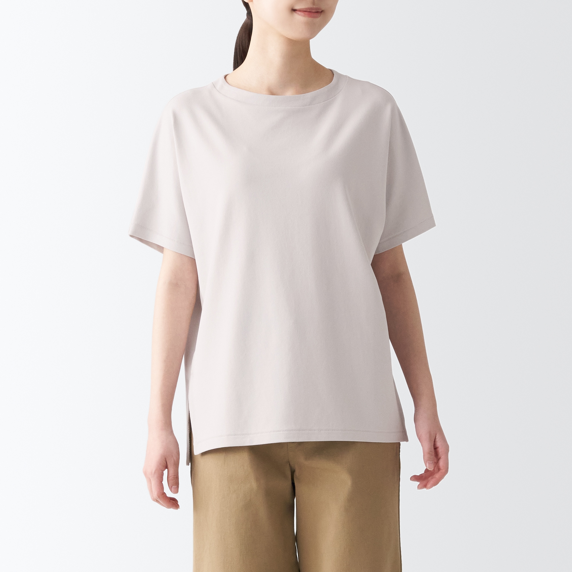 和紙混天竺編みプルオーバー（婦人）