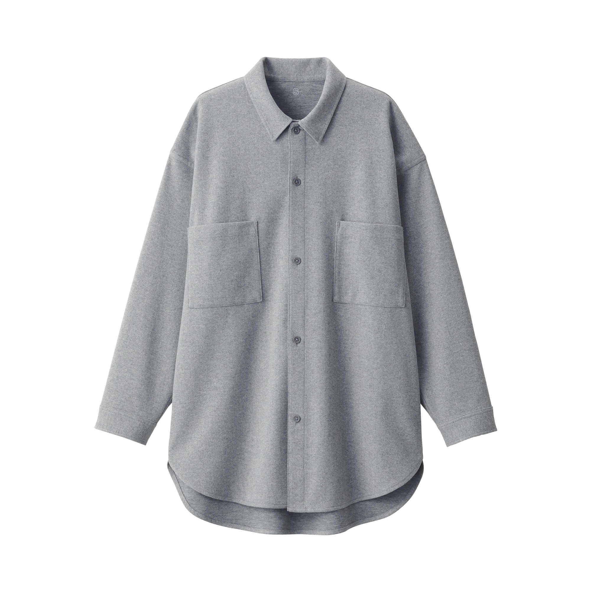 ストレッチ起毛長袖シャツ