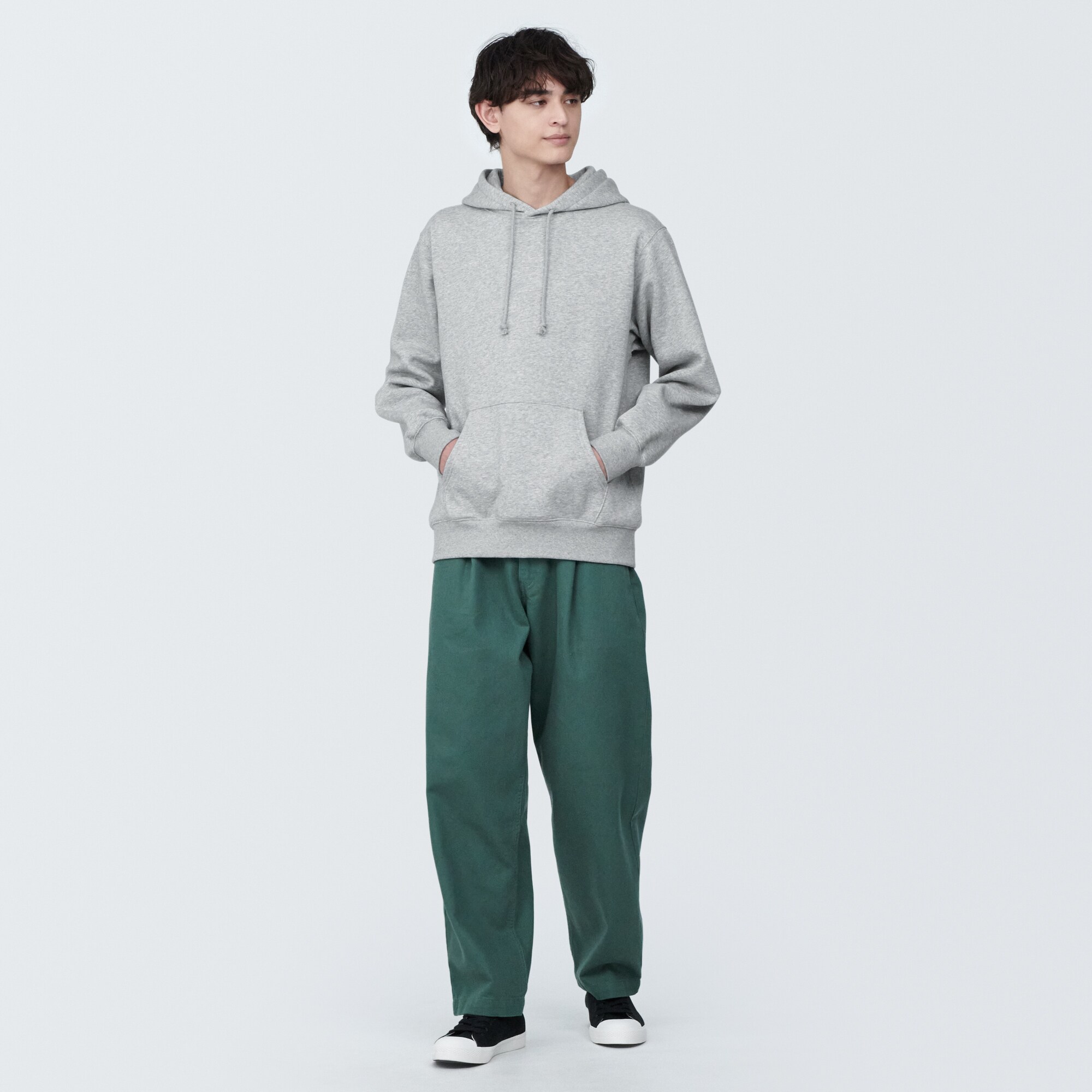 紳士　スウェットプルパーカ