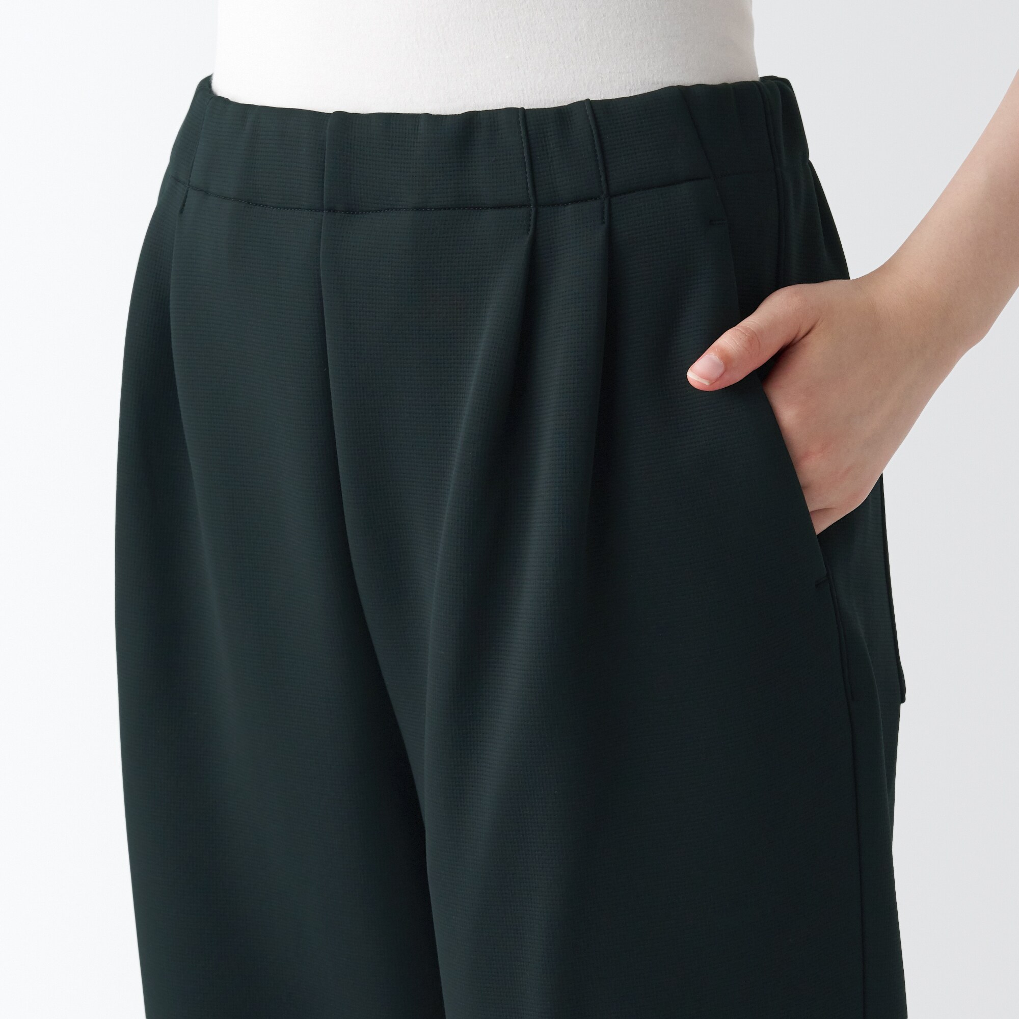 二重編みスウェットパンツ