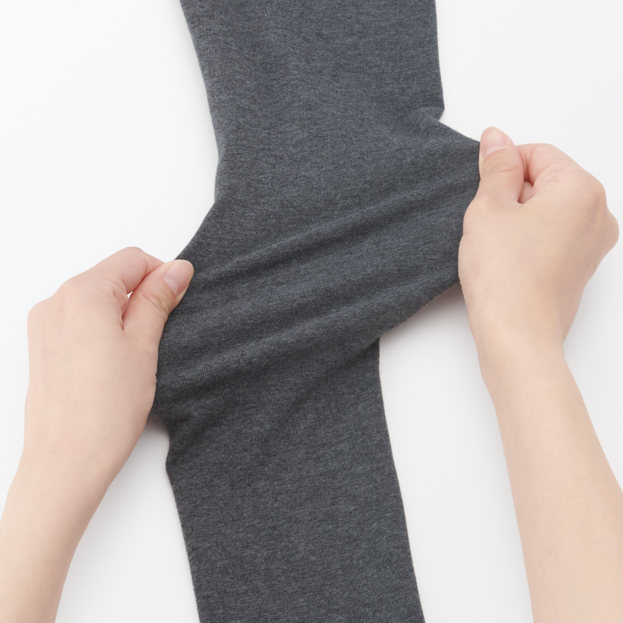 ストレッチ天竺編み　レギンス（十分丈／キッズ）