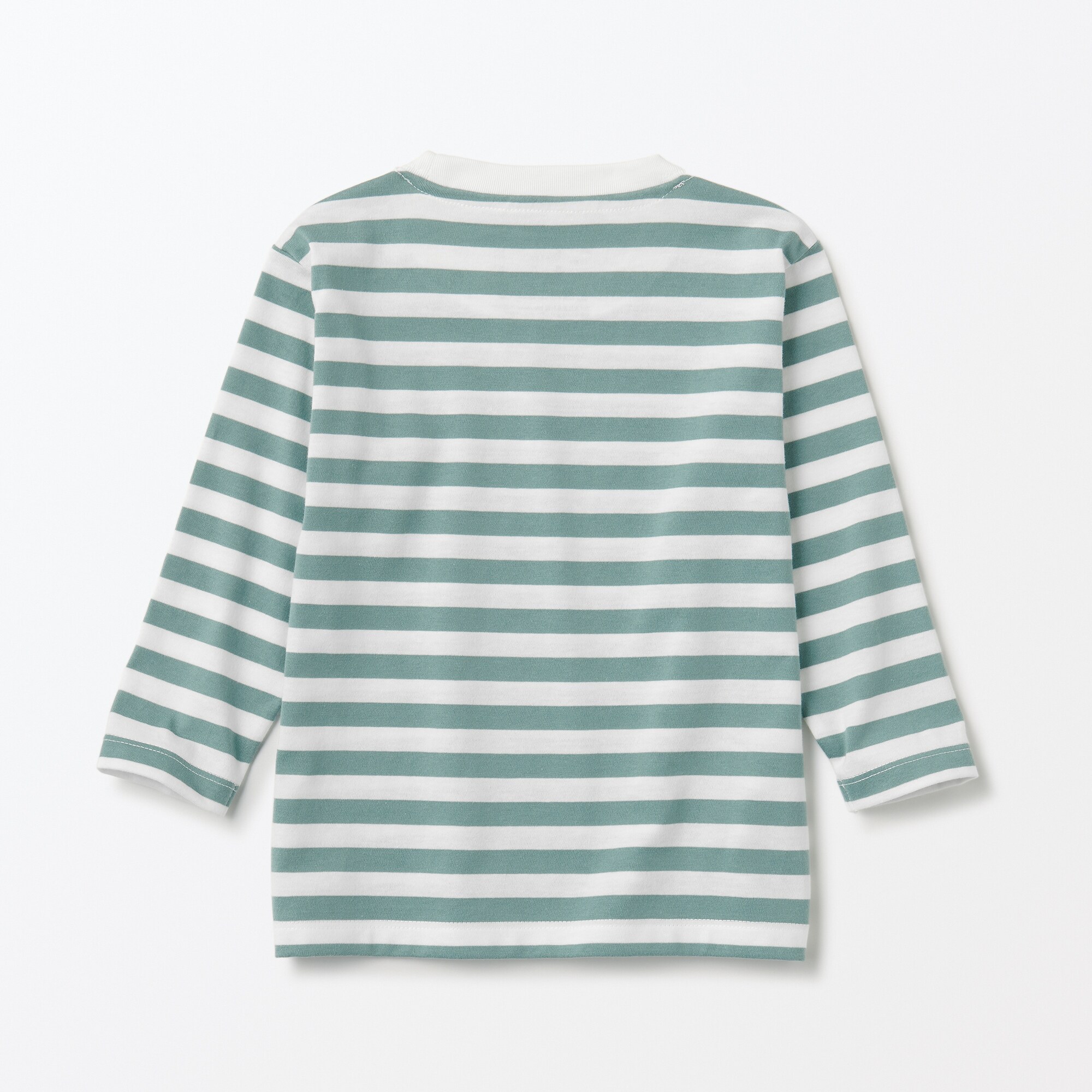 あたまするっとクルーネック長袖Ｔシャツ（ボーダー）（ベビー）