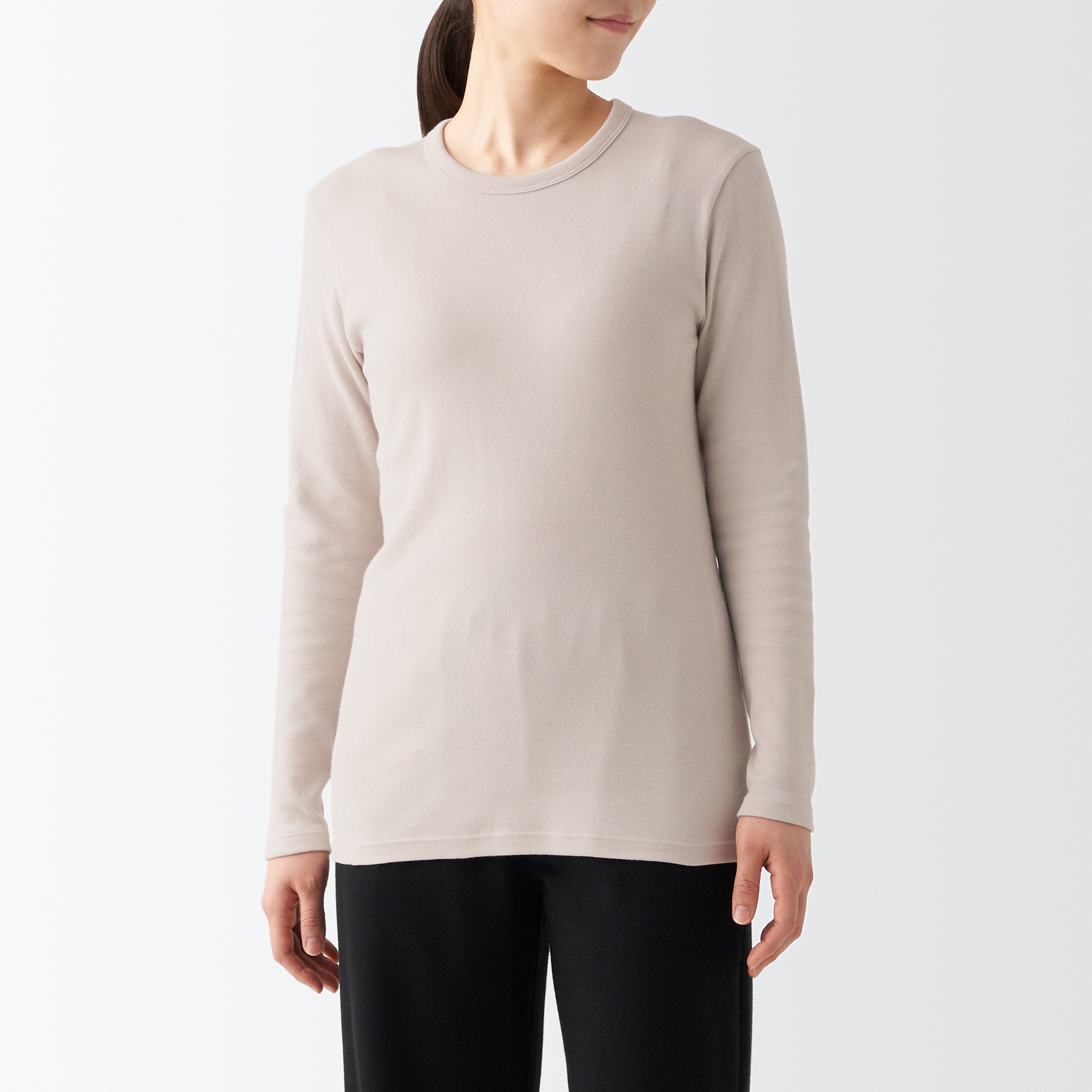 あったか綿　厚手　長袖Ｔシャツ（数量限定・２０２２年仕様）