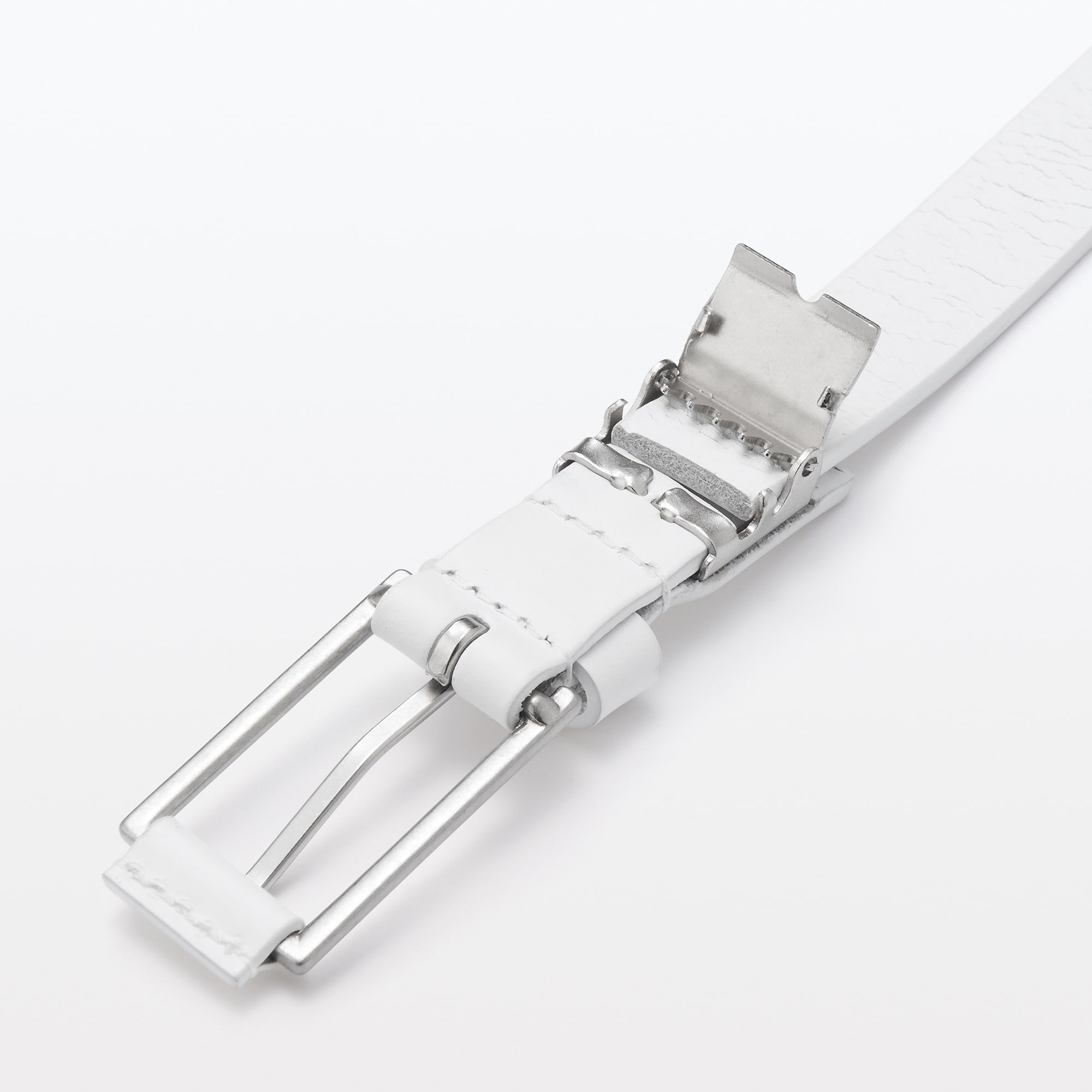 ヌメ革　長さを調節できる　細幅ベルト