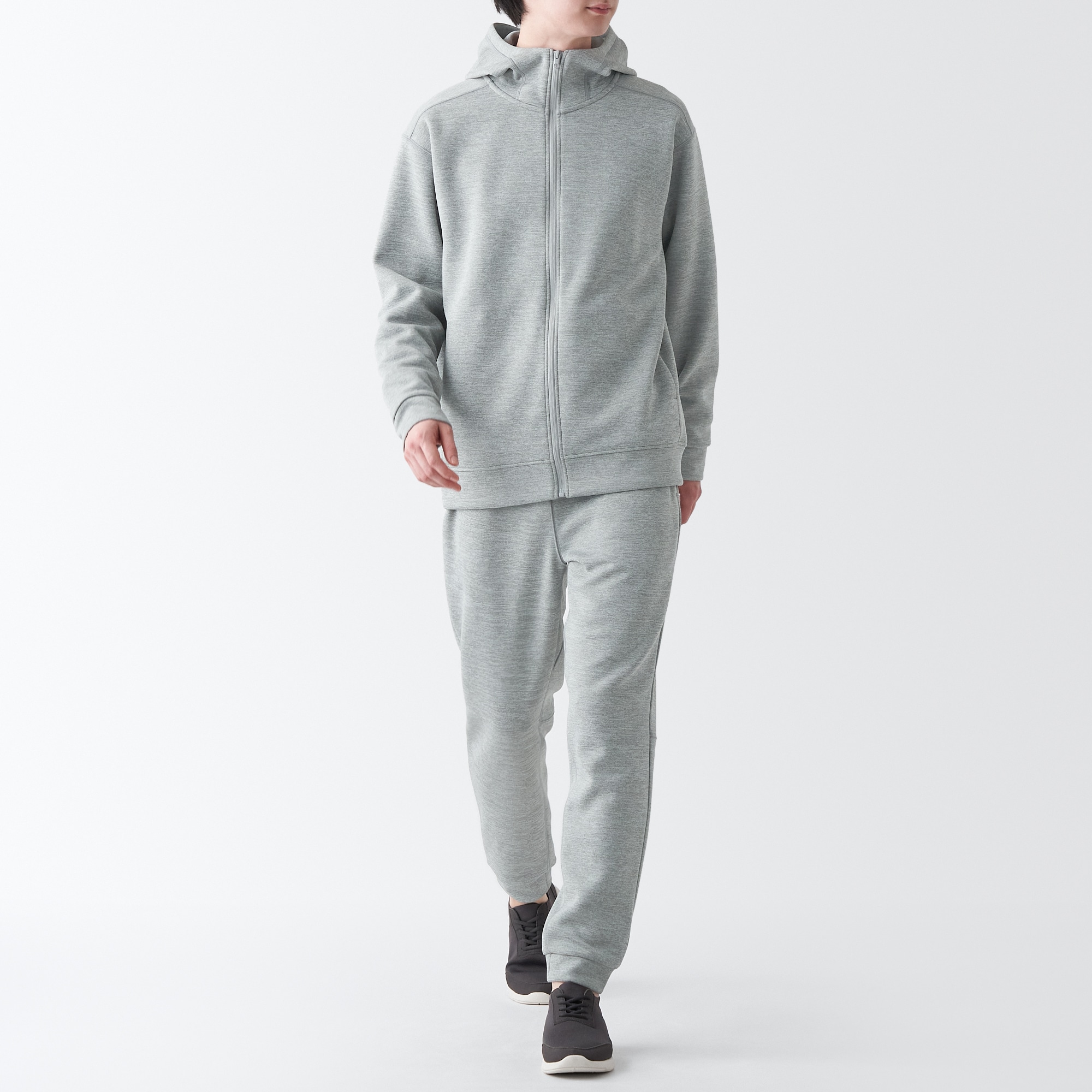 ＵＶカット乾きやすいスウェットフルジップパーカ