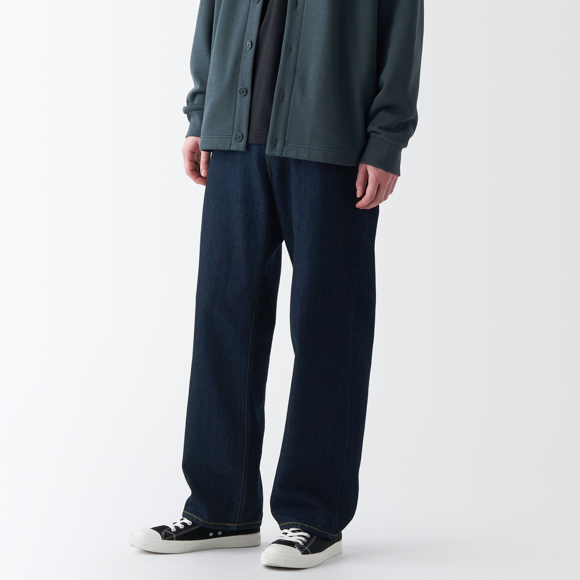 【ワイド】デニムワイドパンツ