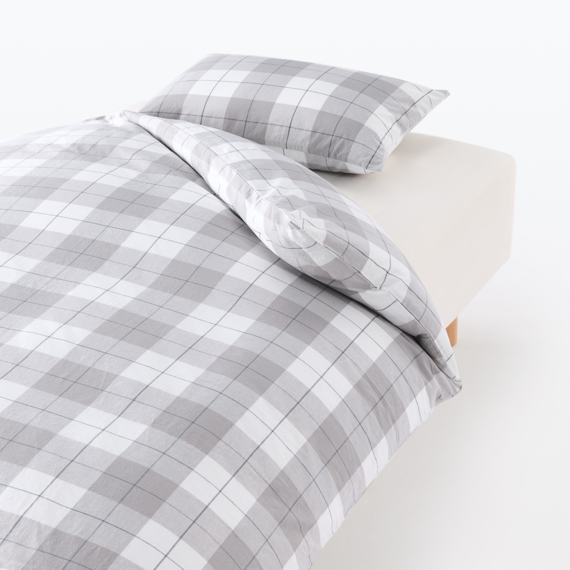 洗いざらし掛ふとんカバー・Ｑ