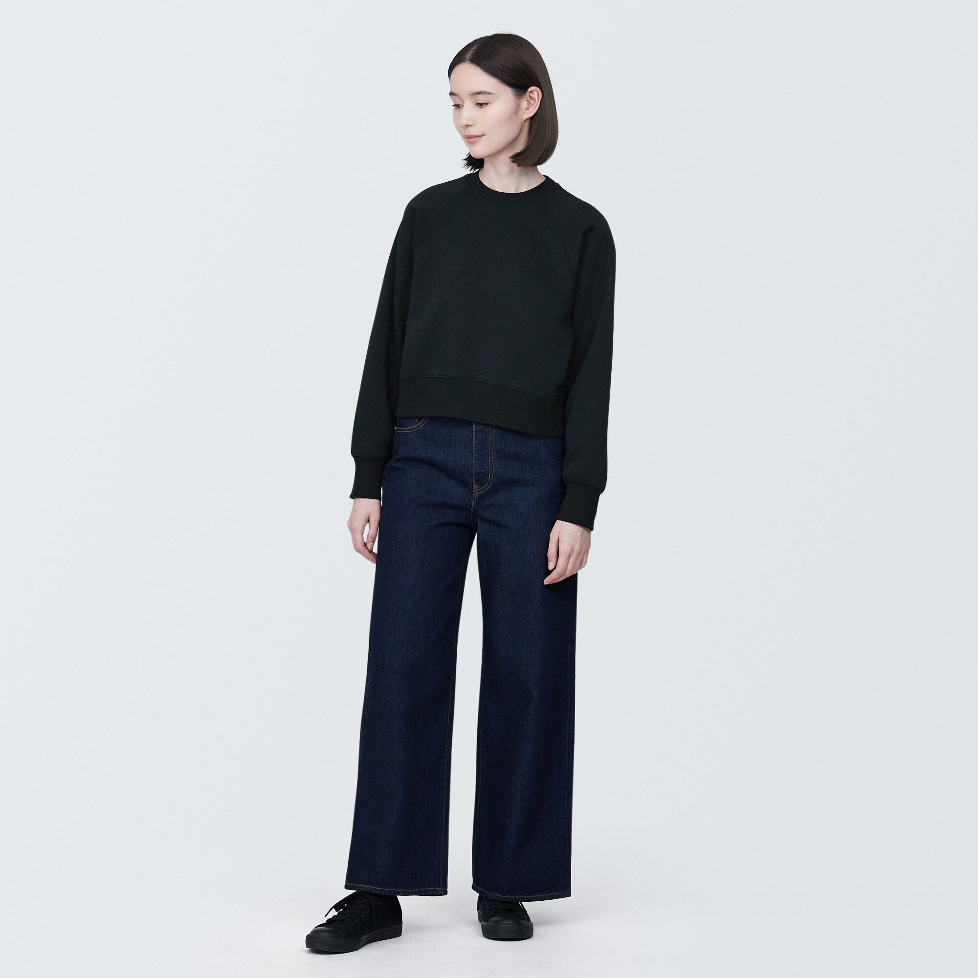 婦人　スウェットシャツ（クルーネック長袖）