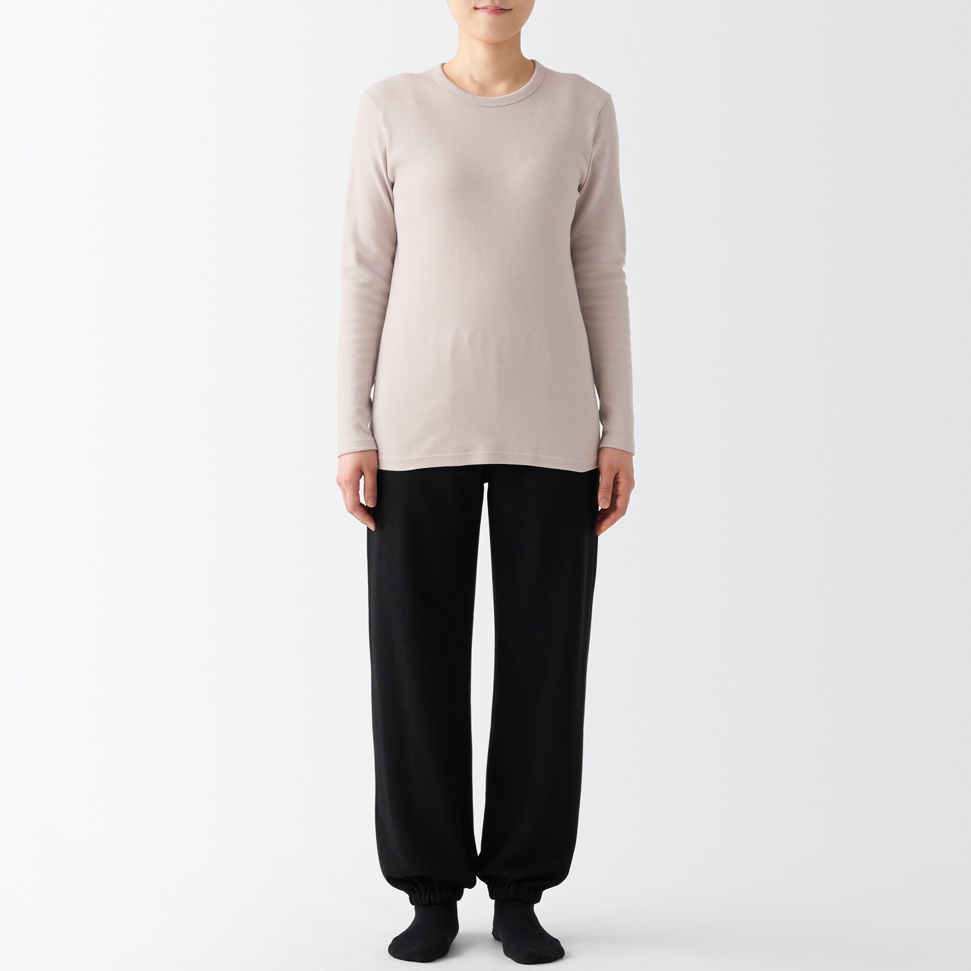 あったか綿　厚手　長袖Ｔシャツ（数量限定・２０２２年仕様）