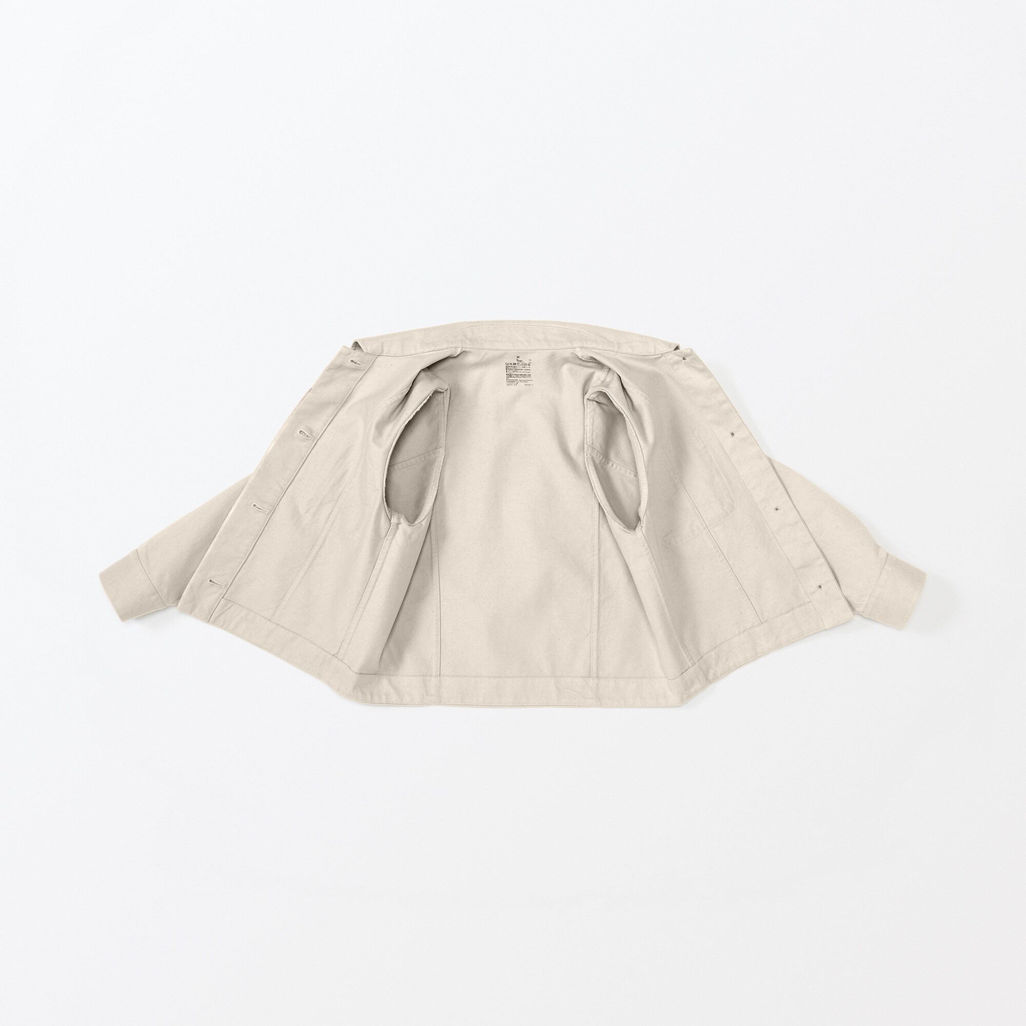 婦人　木の実から作ったカポック混シャツジャケット