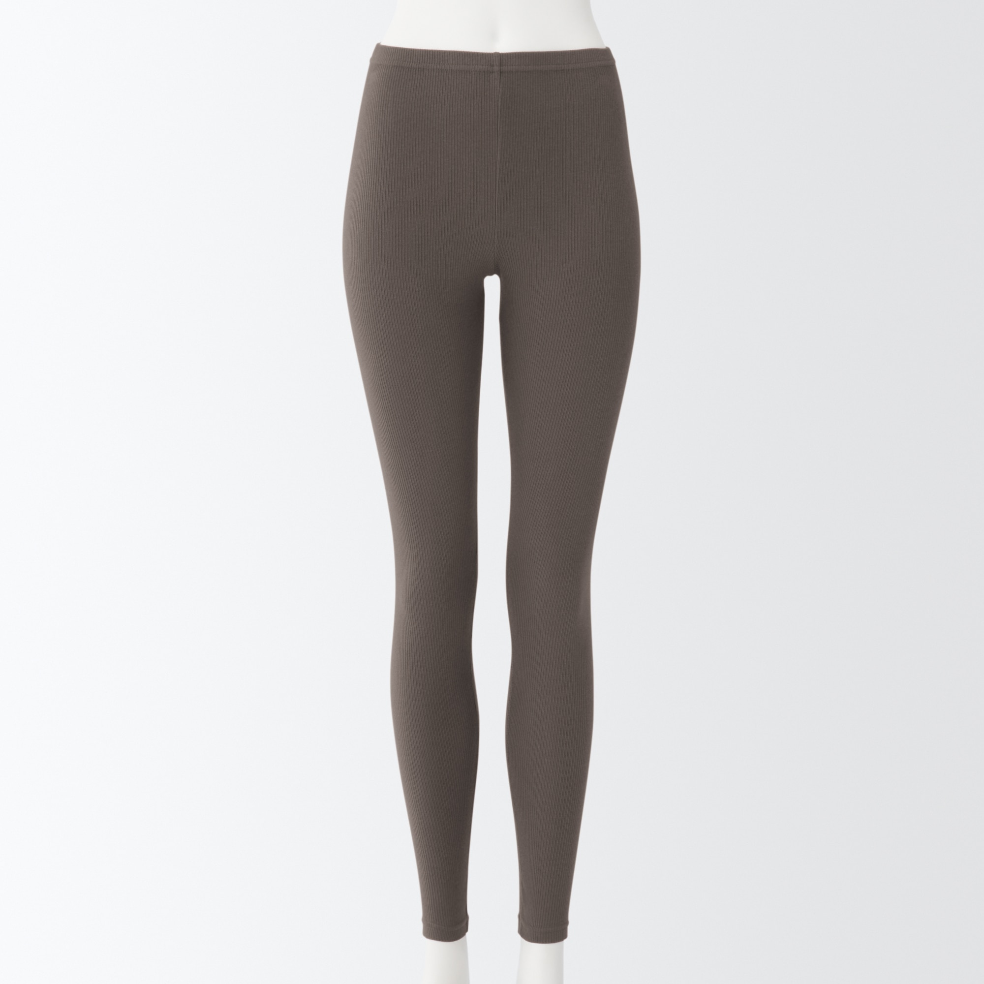 婦人　ストレッチリブ編み　レギンス（十分丈）