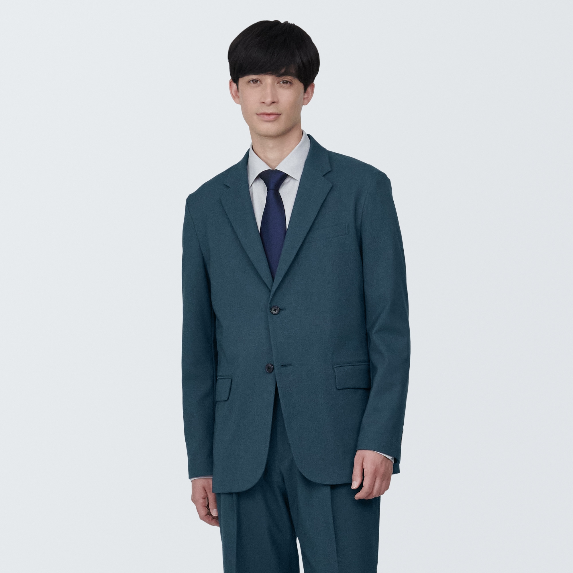 紳士　シワになりにくいストレッチジャケット