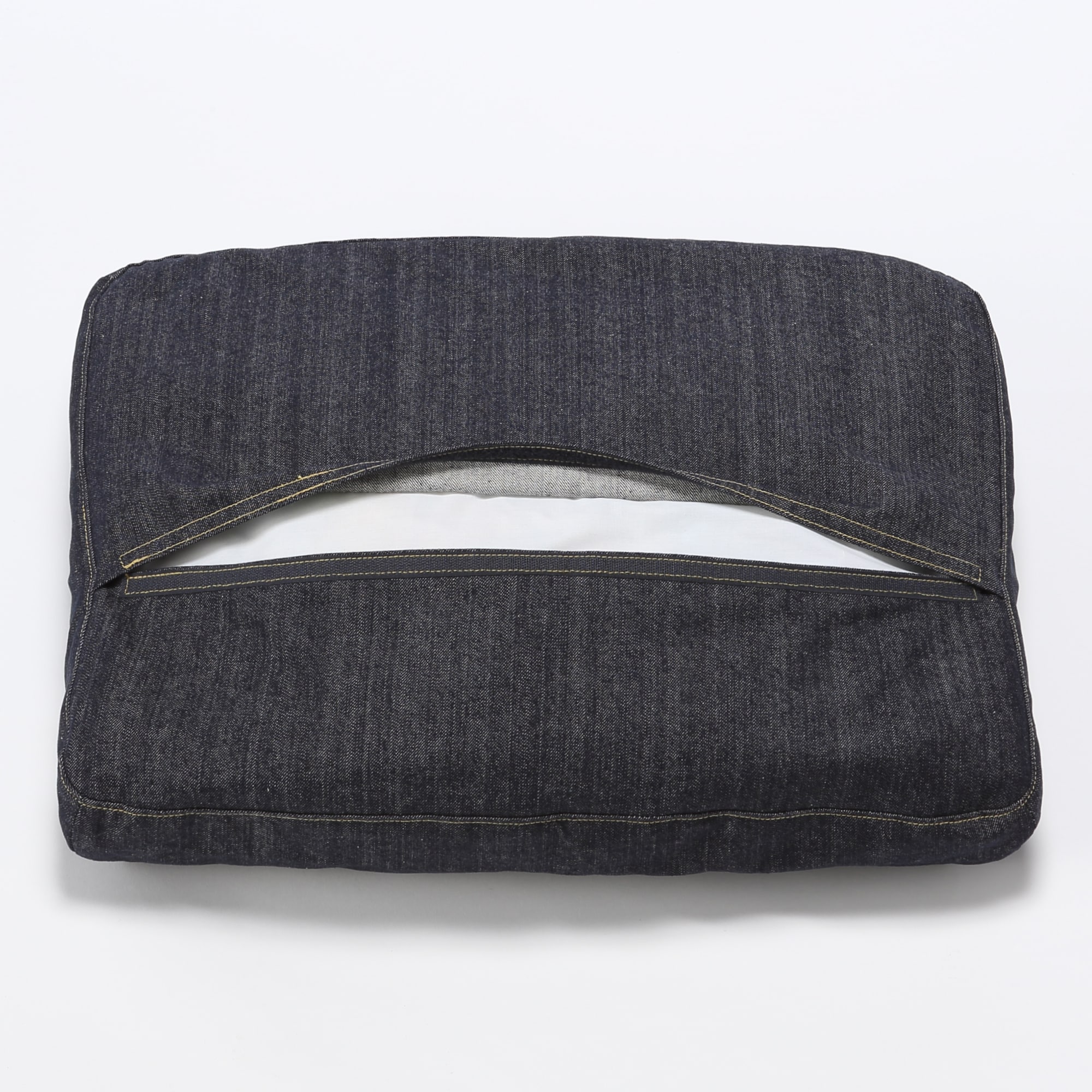 【カバー】綿デニムリビングでもダイニングでもつかえるソファチェア用カバー