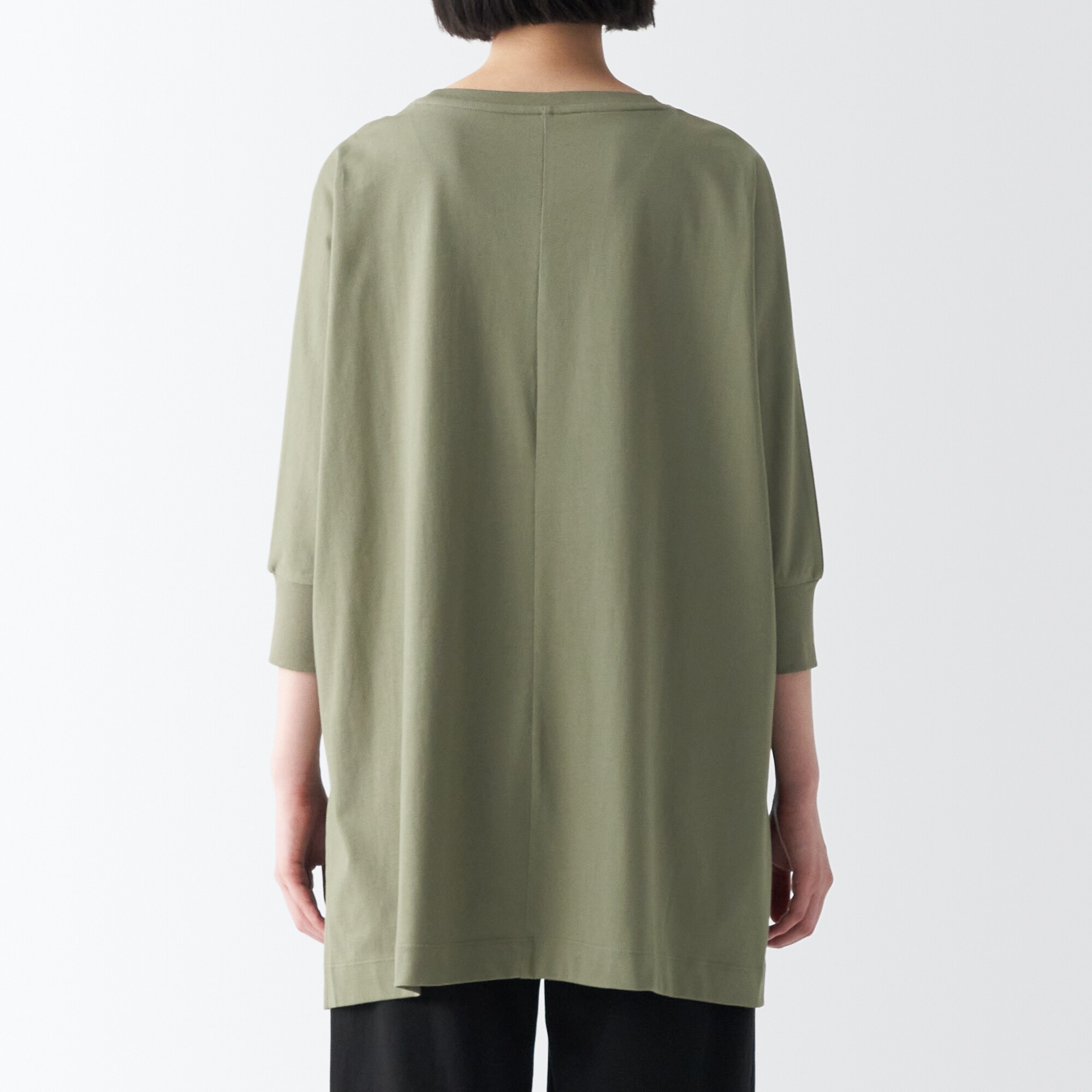 ＵＶカット天竺編み七分袖チュニック