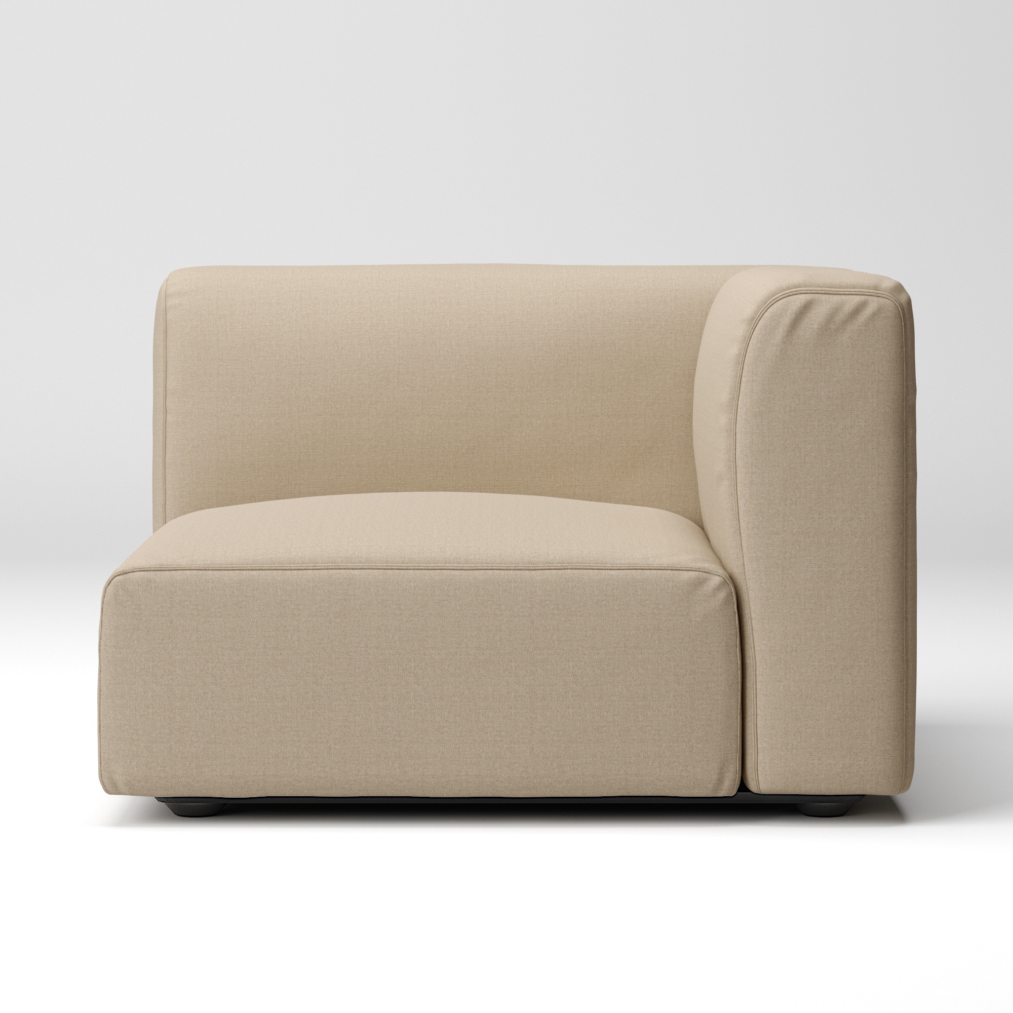 【カバー】綿帆布　ユニットソファ　アーム付　大　幅９８ｃｍ用カバー