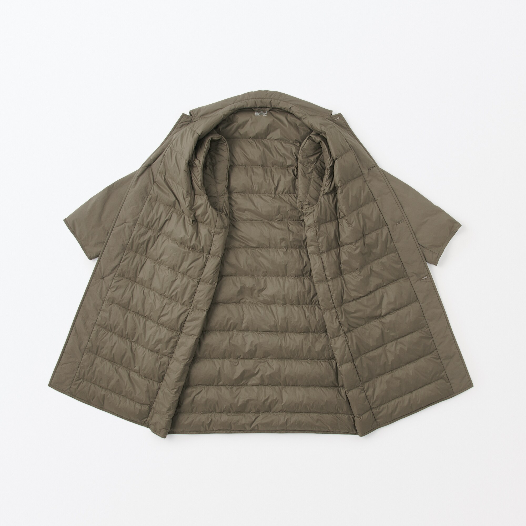 軽量ダウンステンカラーコート（帯電防止裏地）