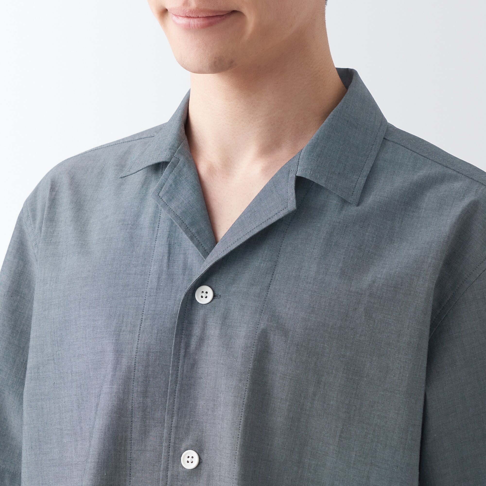 綿ブロード　半袖パジャマ