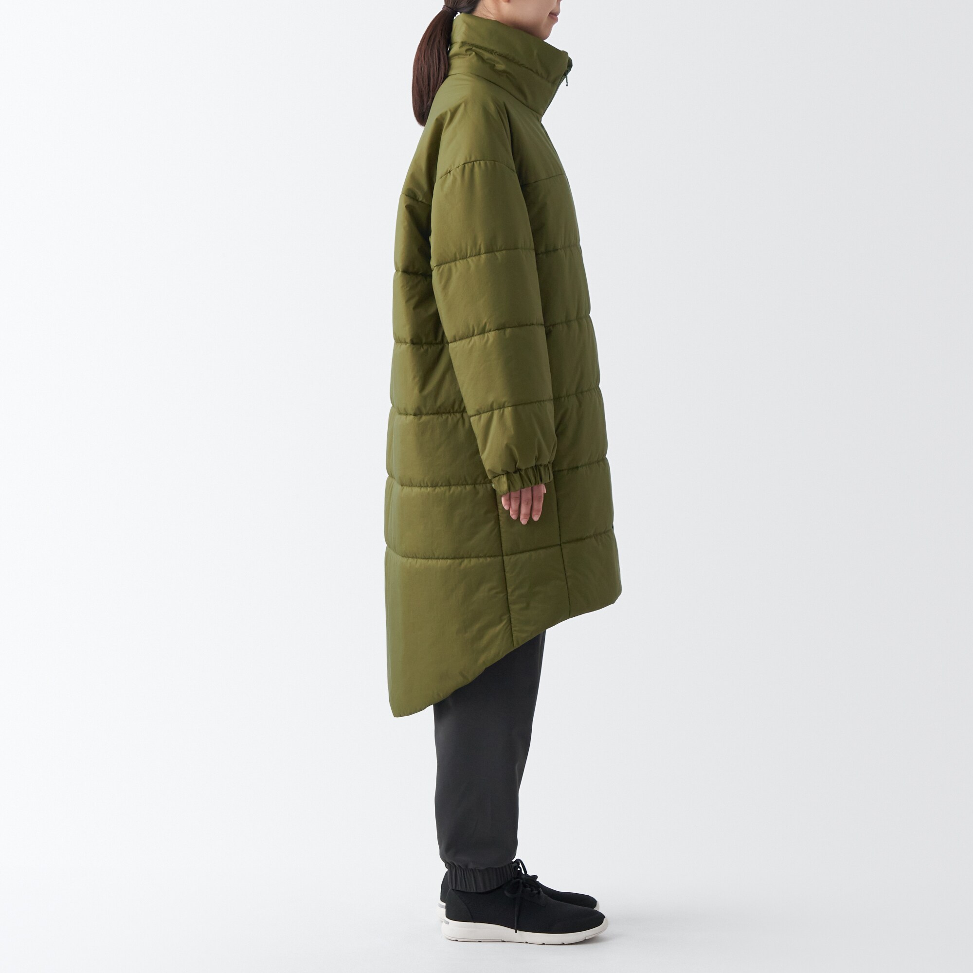 防風撥水中わたコート