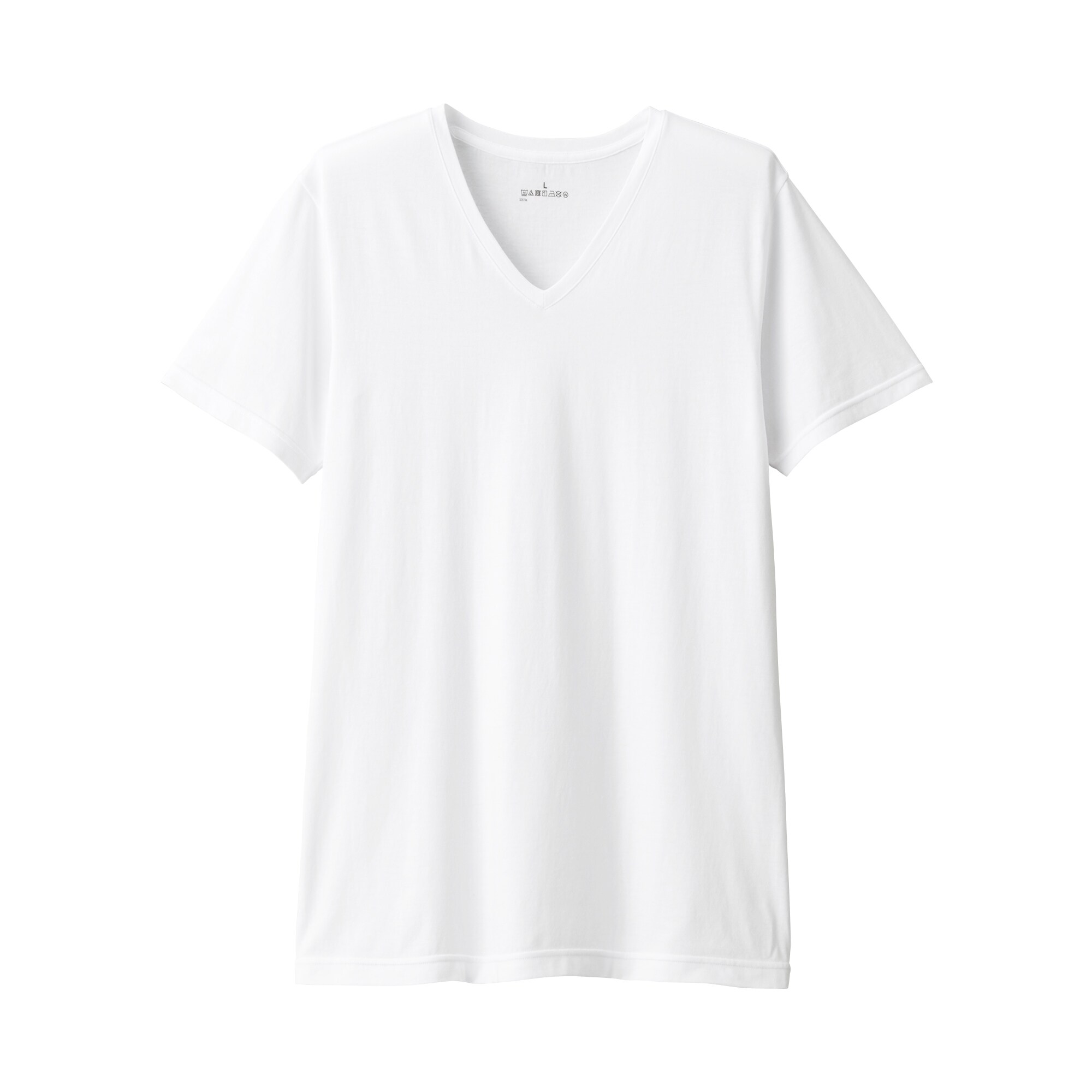 あったか綿　Ｖネック半袖Ｔシャツ