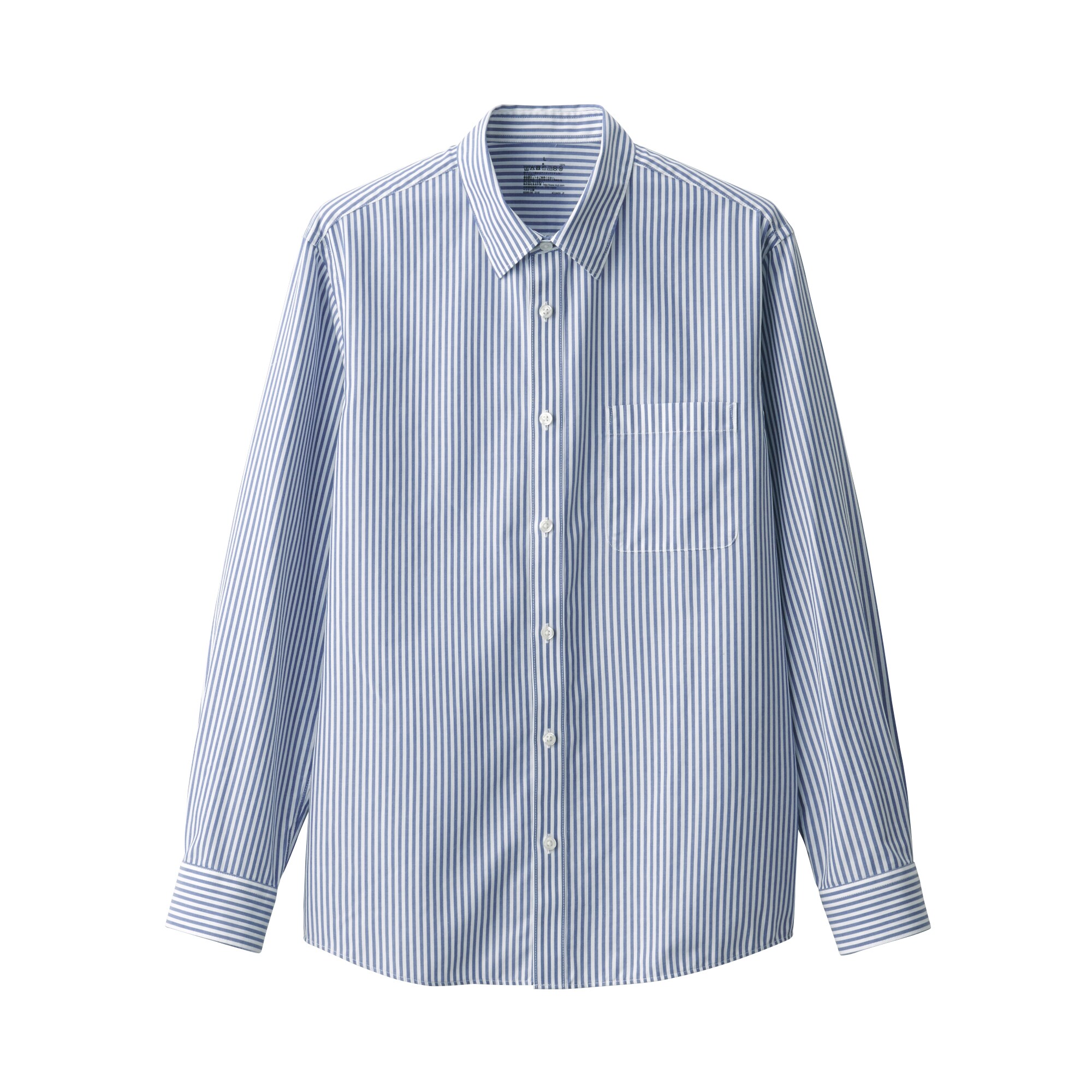 シワになりにくい長袖シャツ