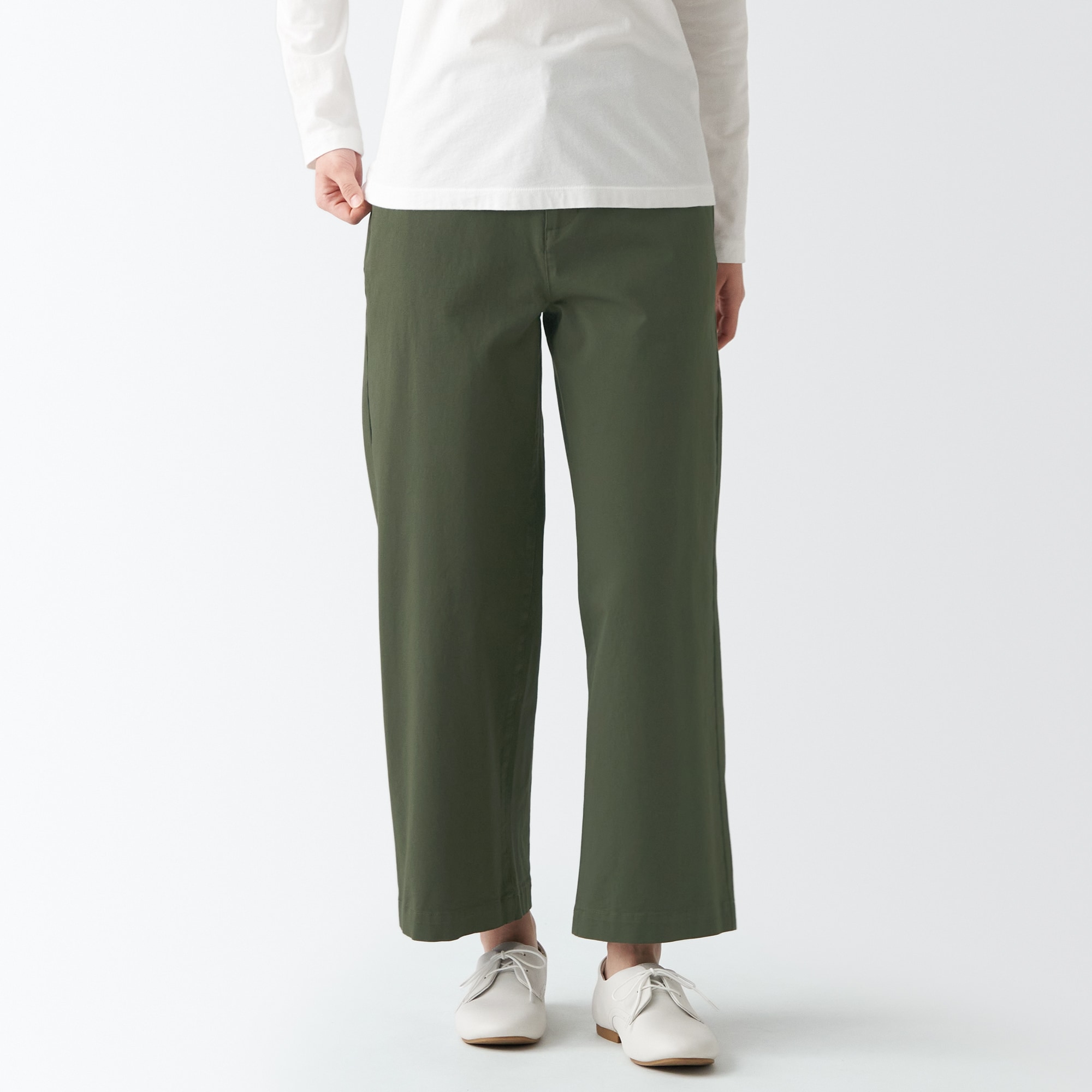 縦横ストレッチチノワイドパンツ（股下６６～７０ｃｍ）旧サイズ対応・数量限定