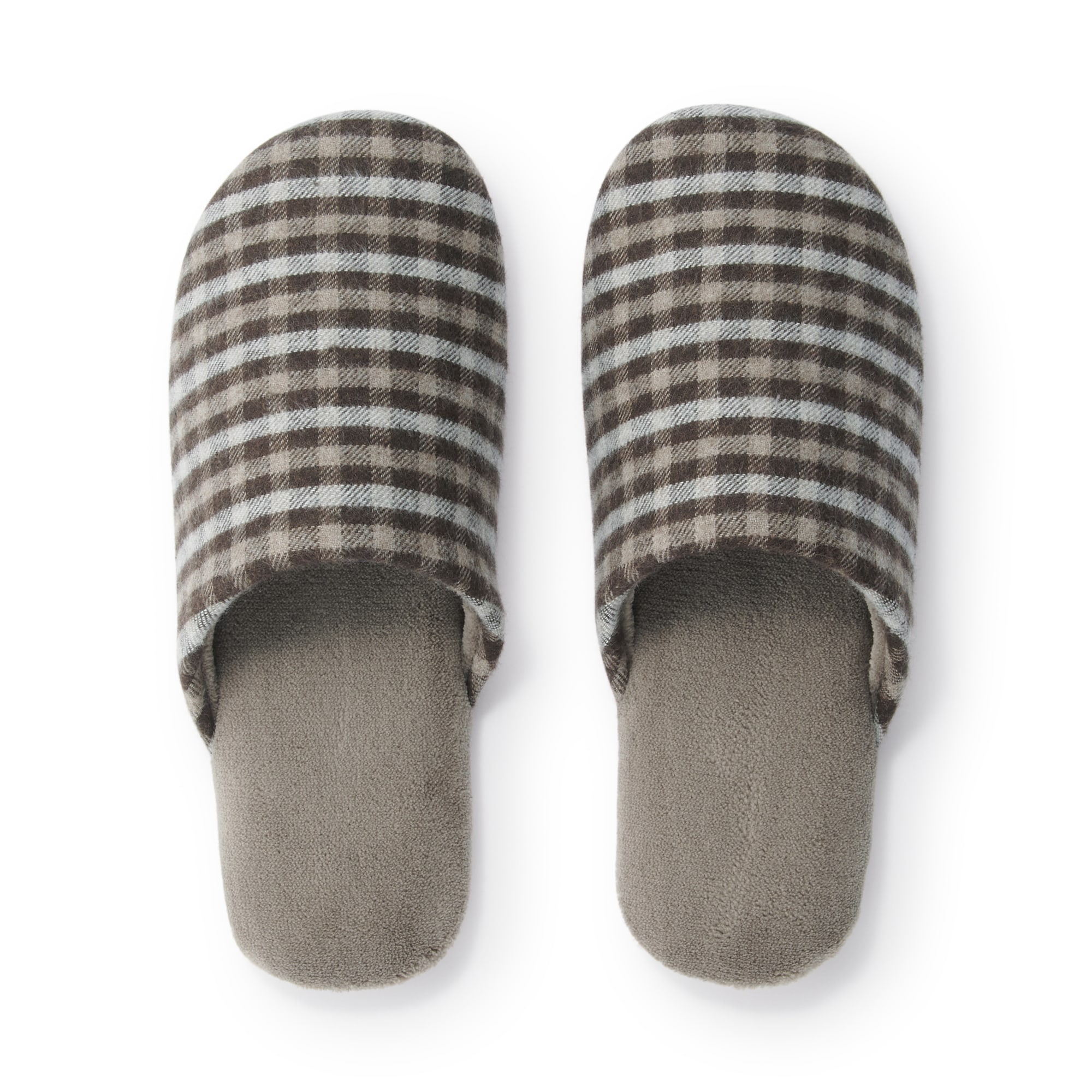 洗える足なりフランネルスリッパ　Ｍ～ＸＸＬ