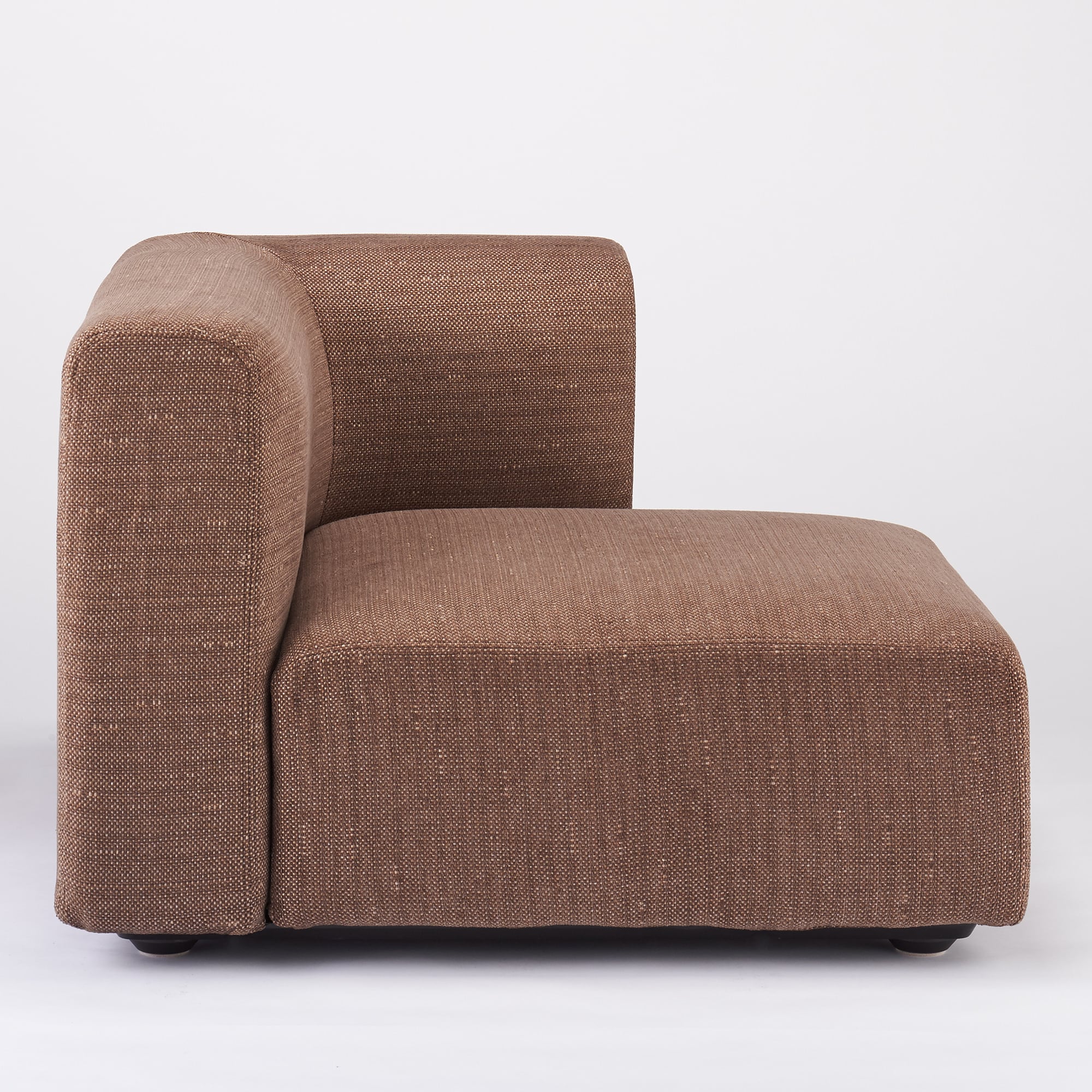 【カバー】綿ポリエステル変り織ユニットソファ・ハーフアーム・大（左）用カバー／ベージュ