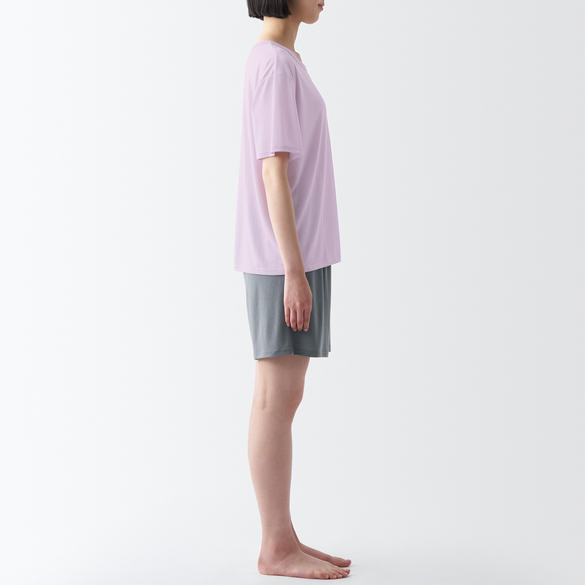 やわらか薄手　半袖ルームウエアセット