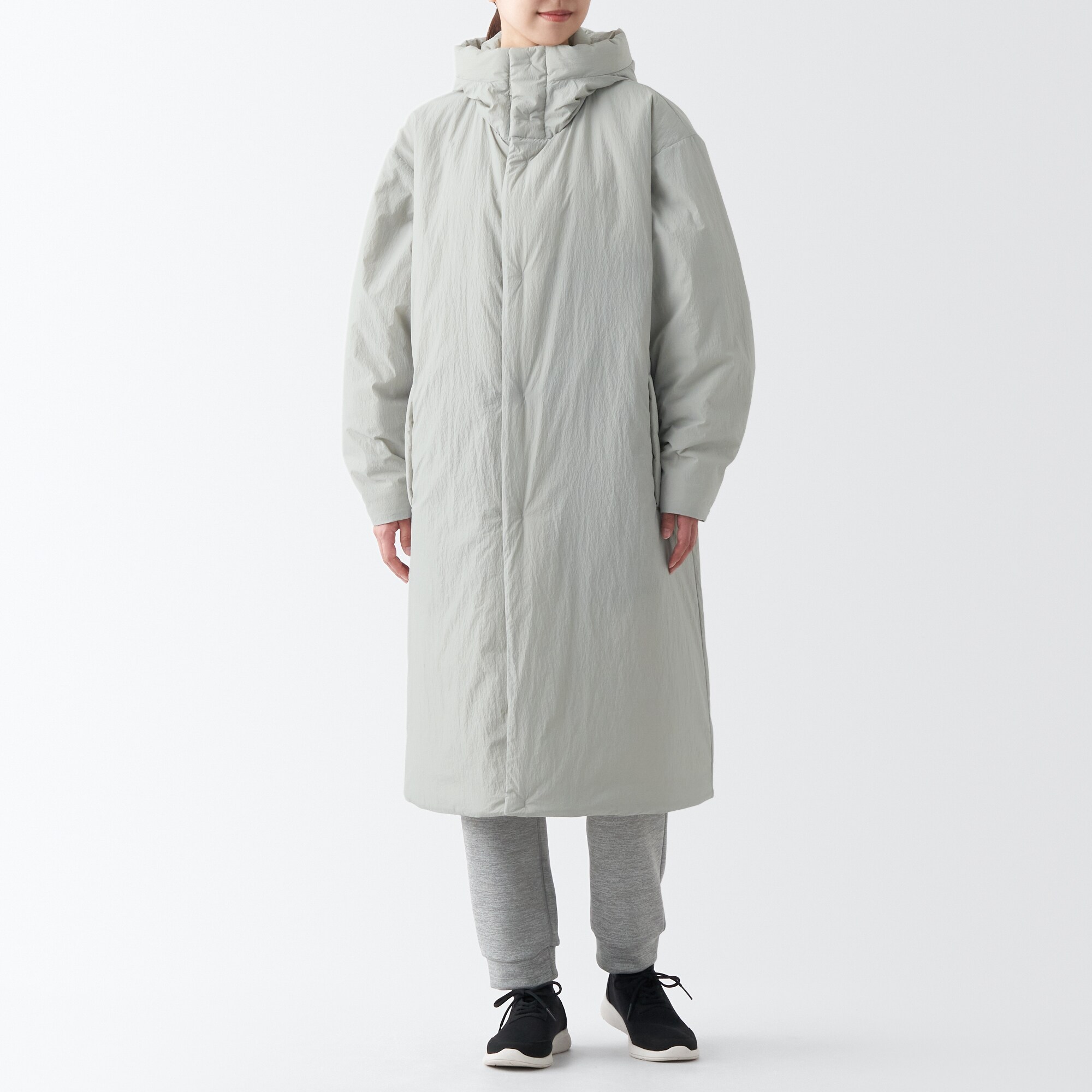 防風撥水中わたベンチコート