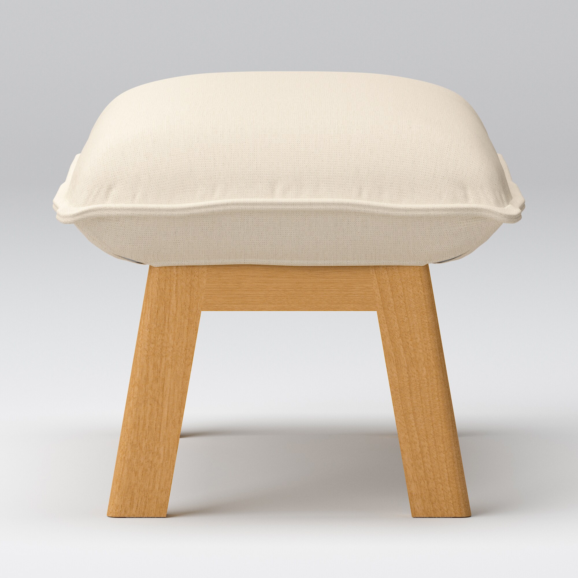 【カバー】綿麻バスケット織ハイバックリクライニングソファ・オットマン用カバー