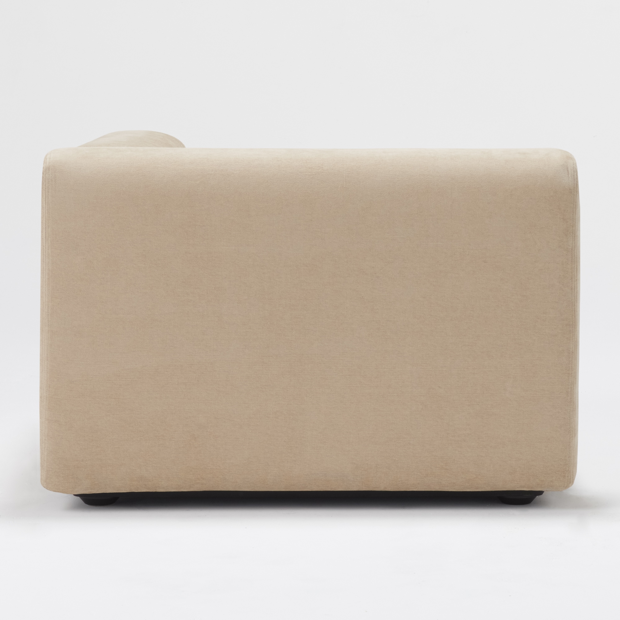 【カバー】綿シェニールユニットソファアーム付・大・幅９８ｃｍ用カバー／ライトグレー