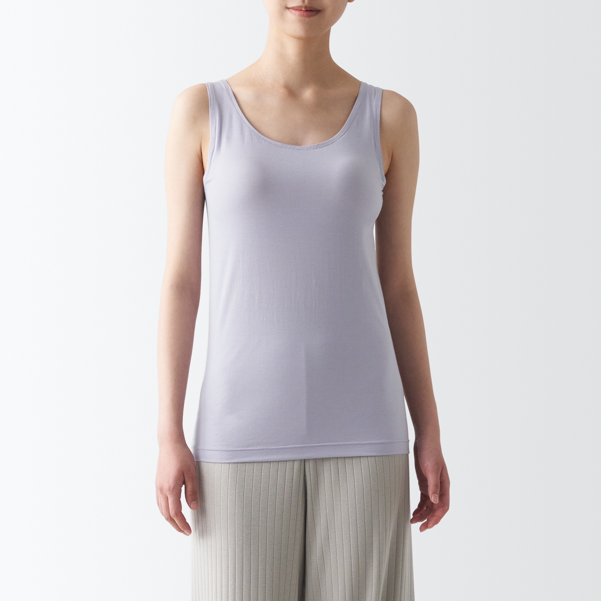 婦人　なめらかブラタンクトップ