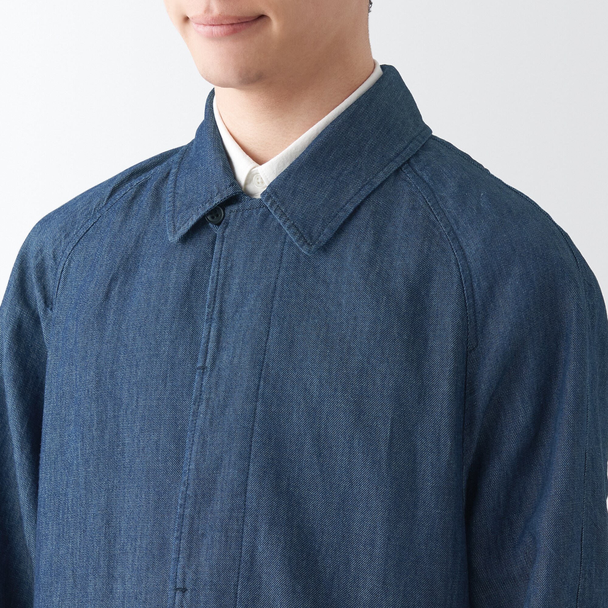 ラミーコットンデニムコート（紳士）