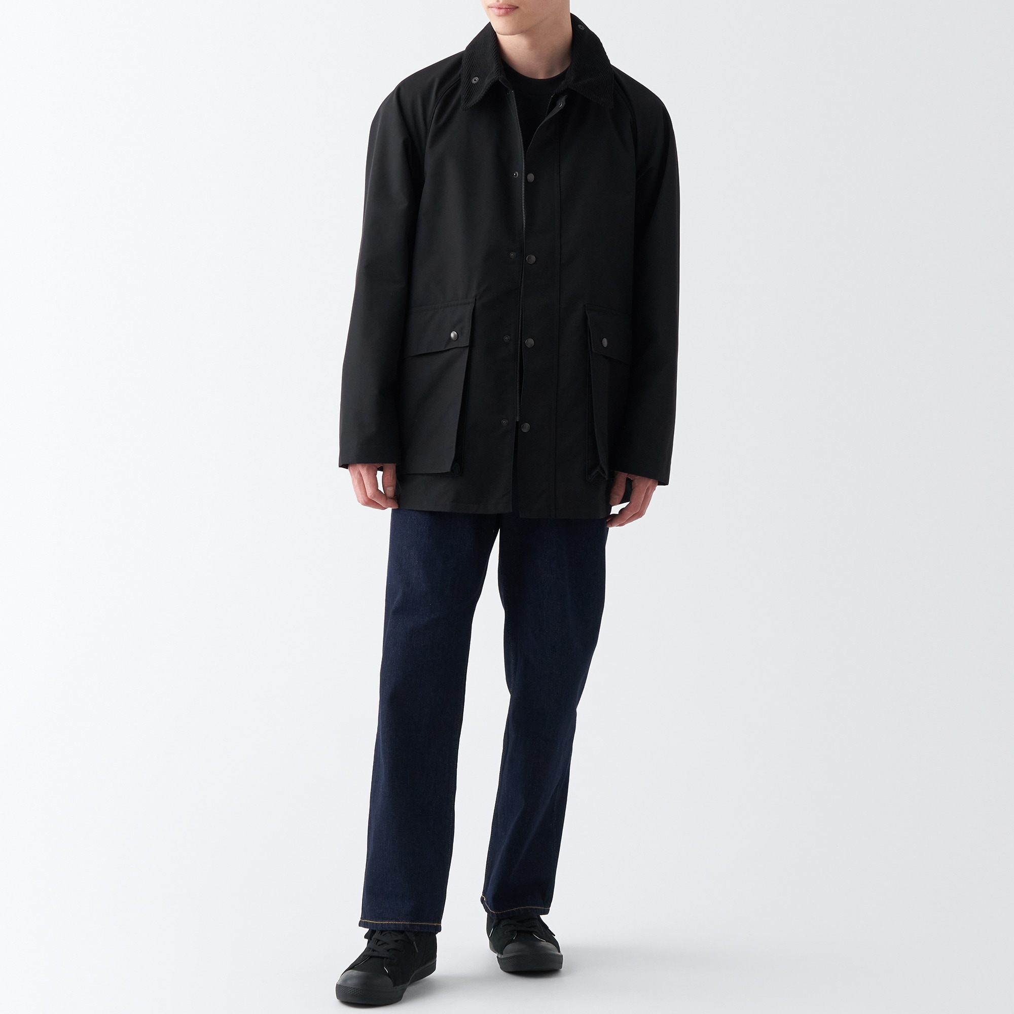 紳士　疲れにくい　撥水中わたハイカットスニーカー