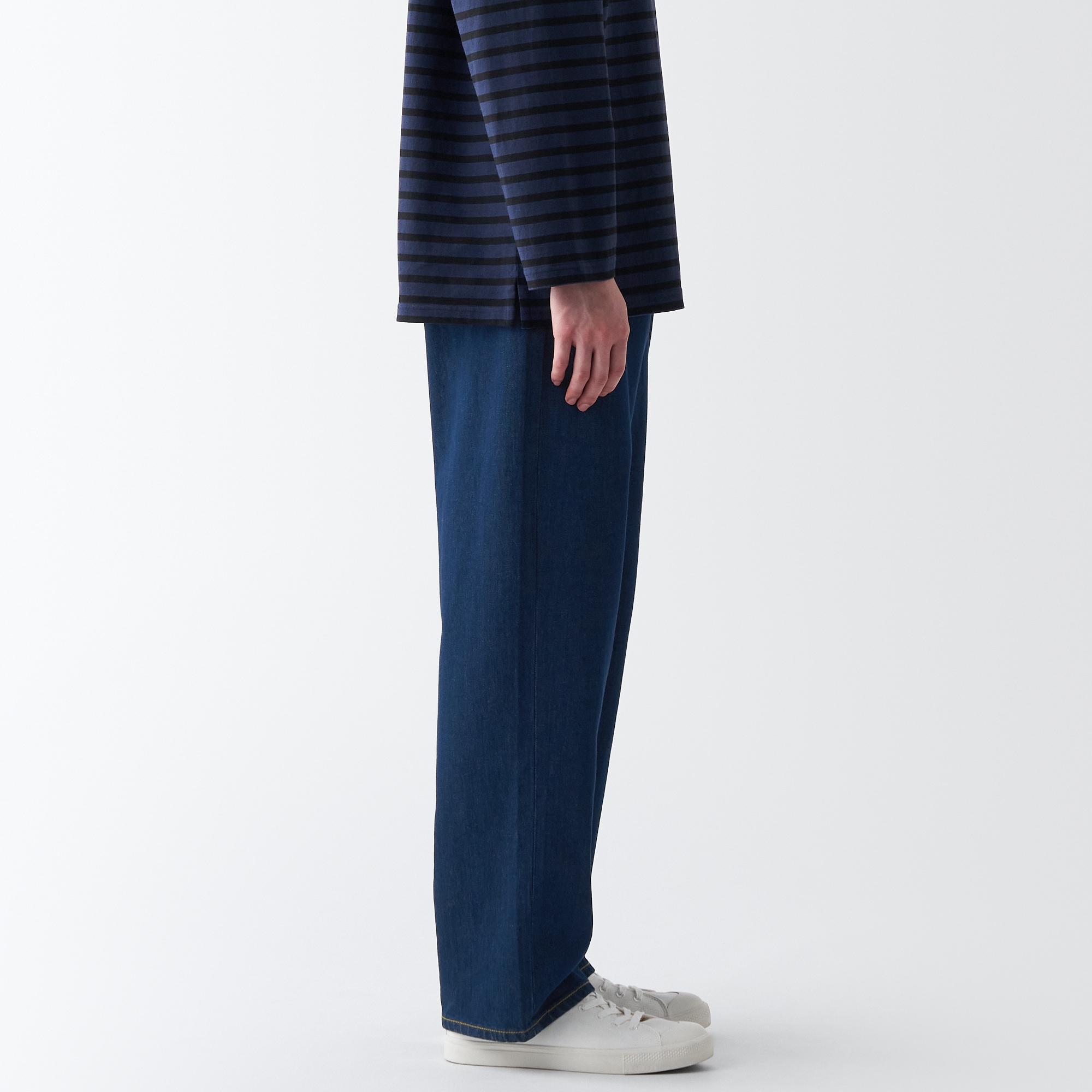 【ワイド】デニムワイドパンツ